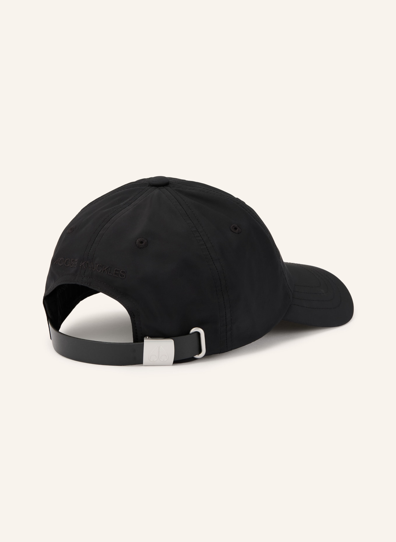 MOOSE KNUCKLES Cap CRESCENT: BLACK / SILVER