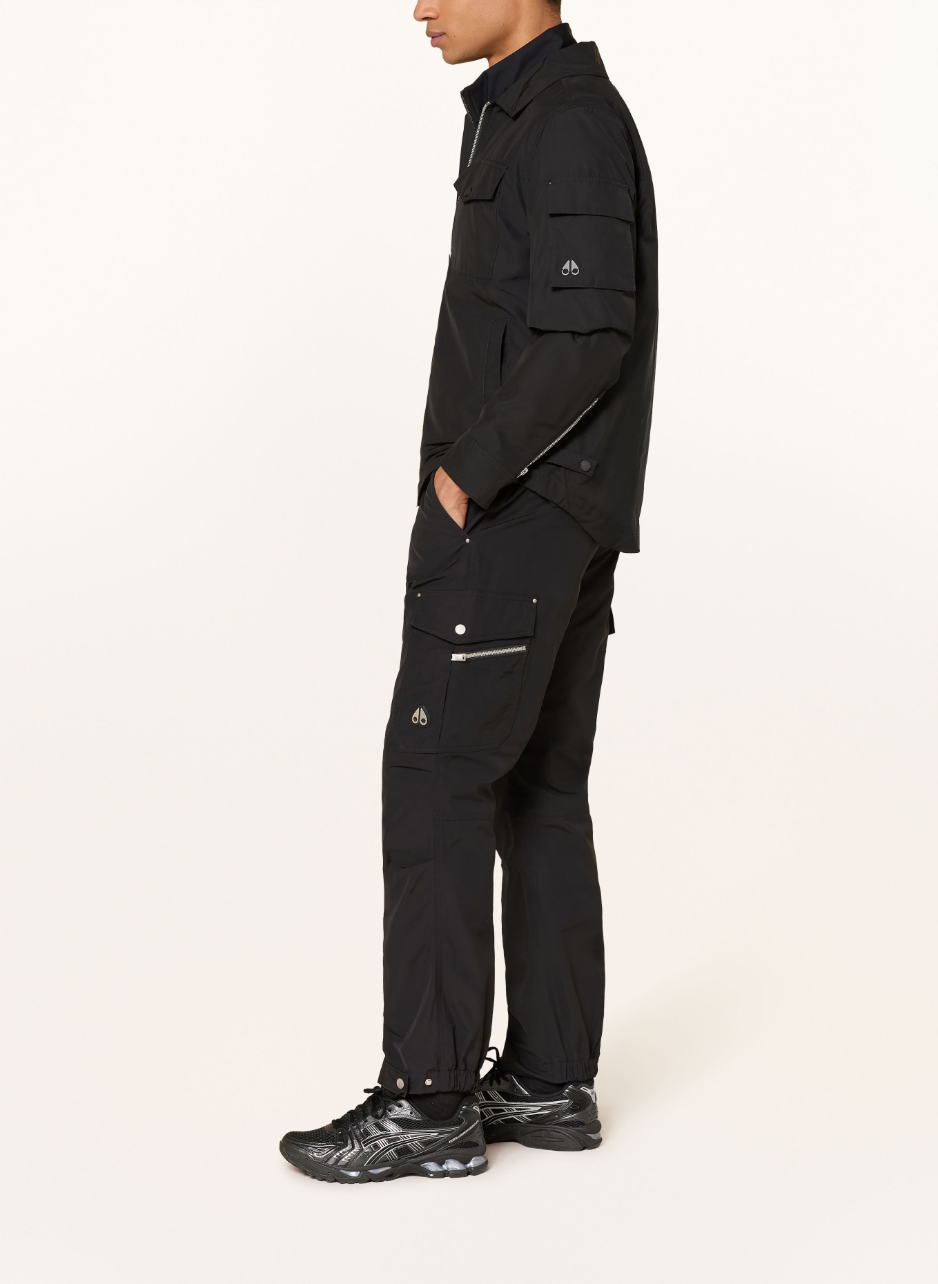 MOOSE KNUCKLES Kargo kalhoty BRADY Regular Fit: ČERNÁ