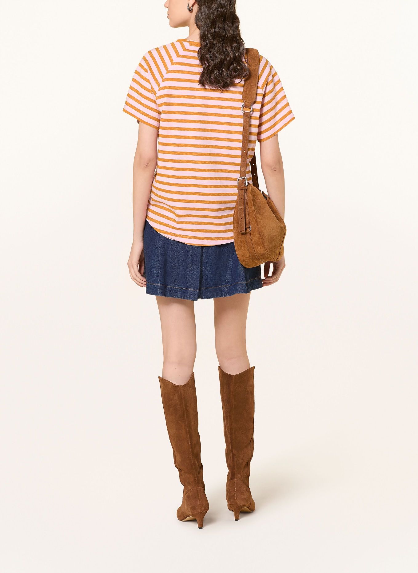 lollys laundry LIZLL T-shirt: ROSE / ORANGE