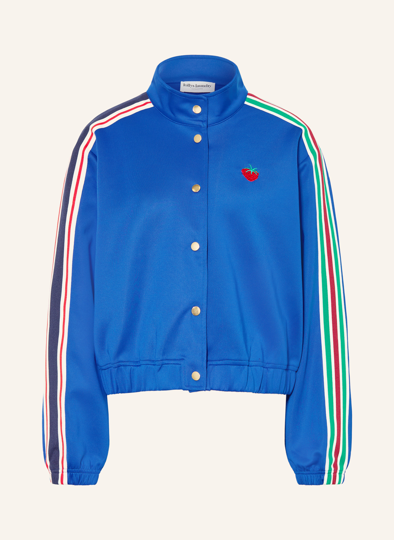 lollys laundry BROOKLYNNLL blouson with braid trim: BLUE / RED / GREEN
