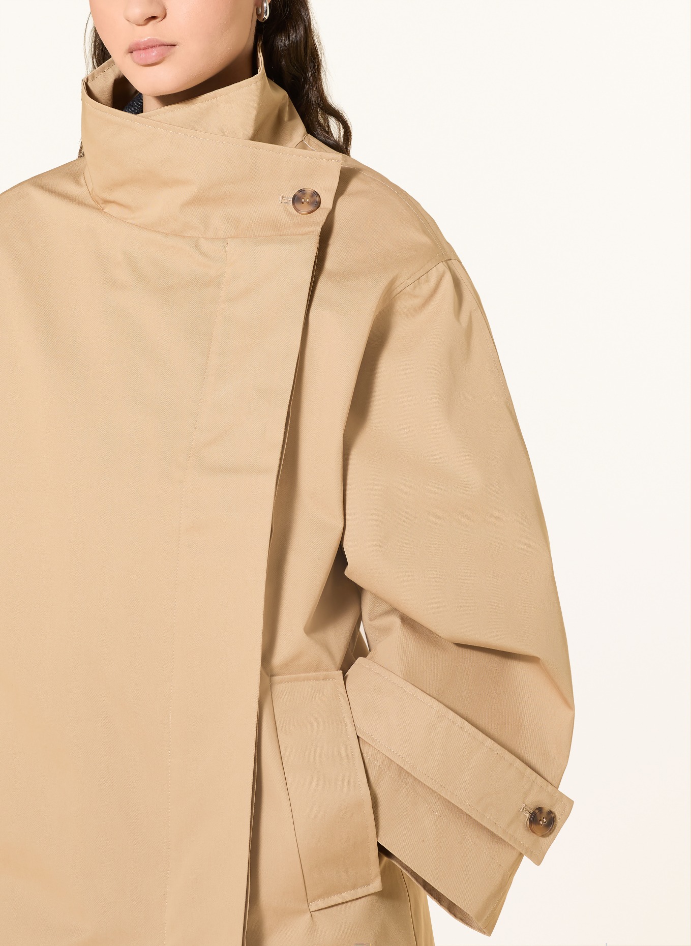 lollys laundry RUSSILL trench coat: BEIGE