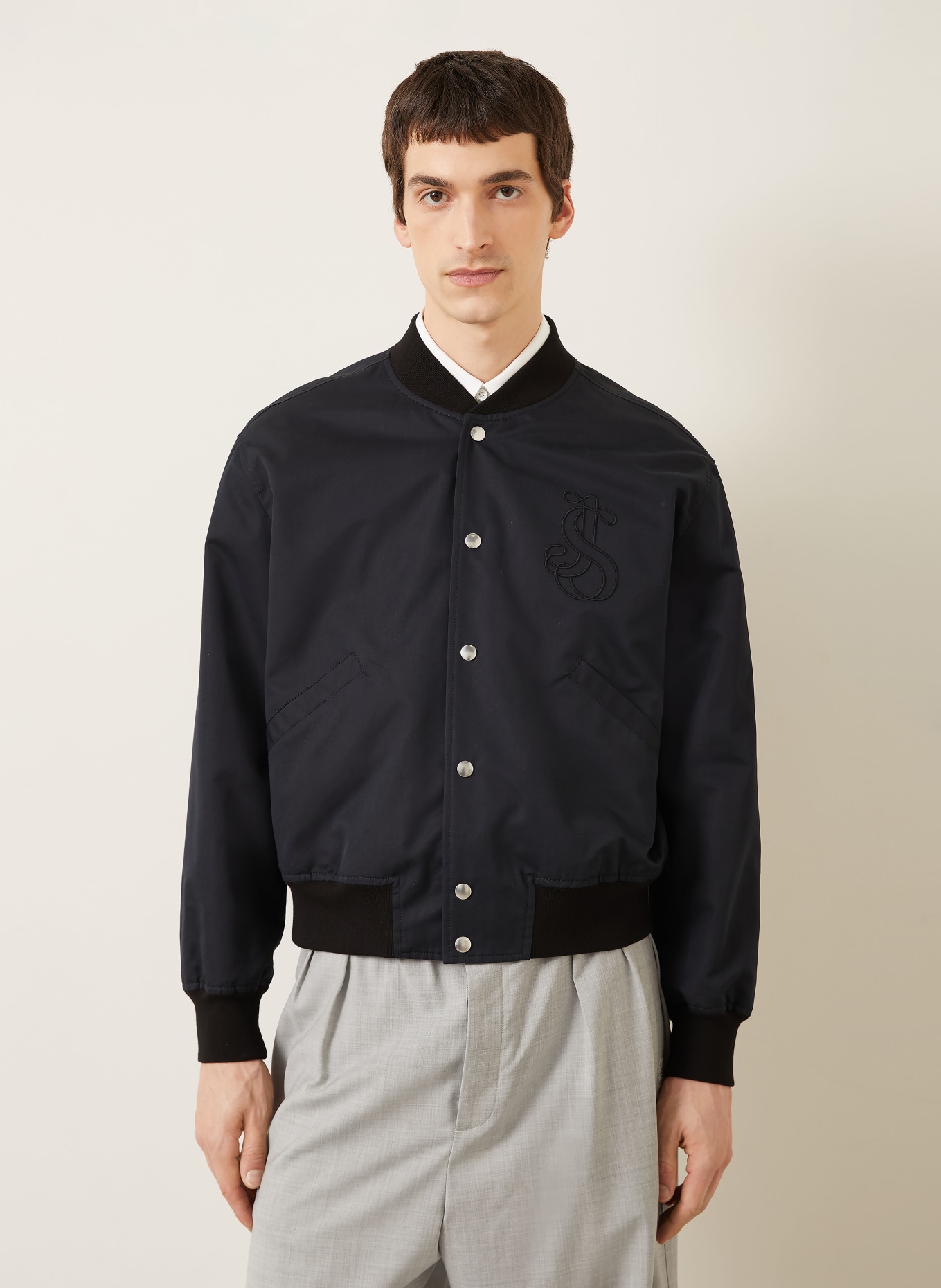 JIL SANDER Blouson: SCHWARZ