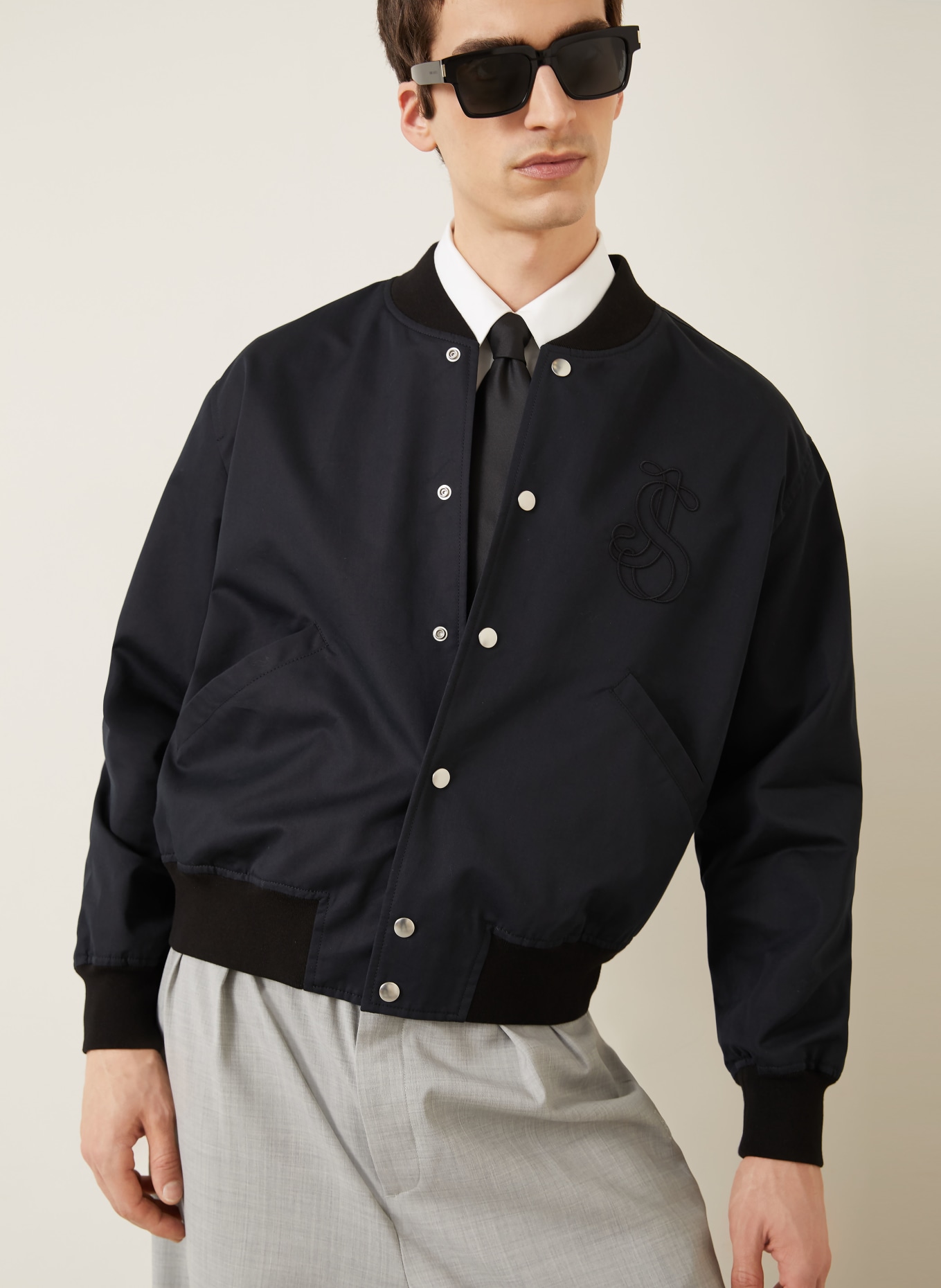 JIL SANDER Blouson: SCHWARZ