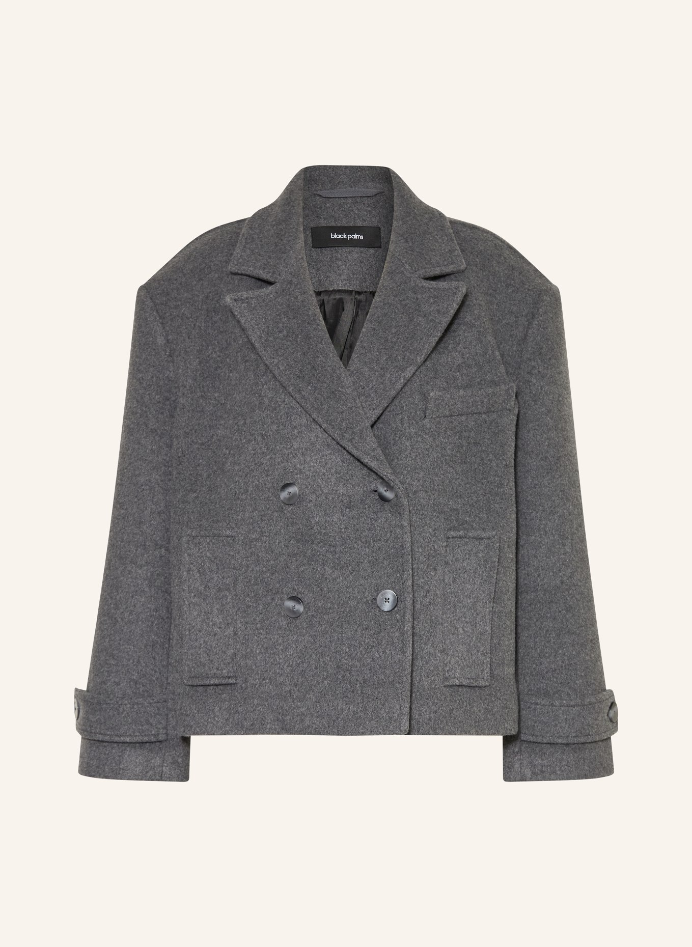 black palms Cabanjack JAMYNA: DONKERGRIJS