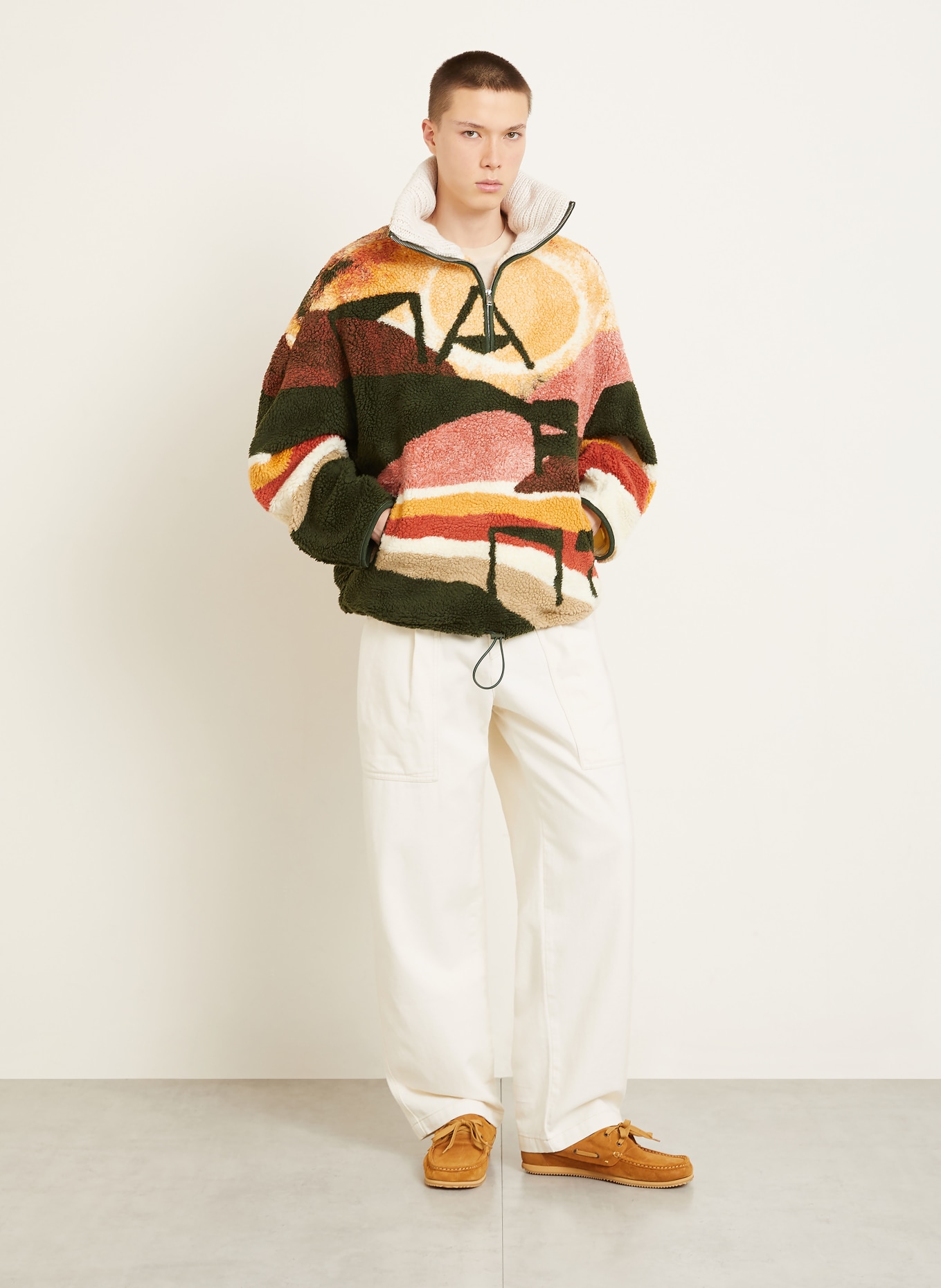 ISABEL MARANT Hose ILYAN Regular Fit: 23EC ecru