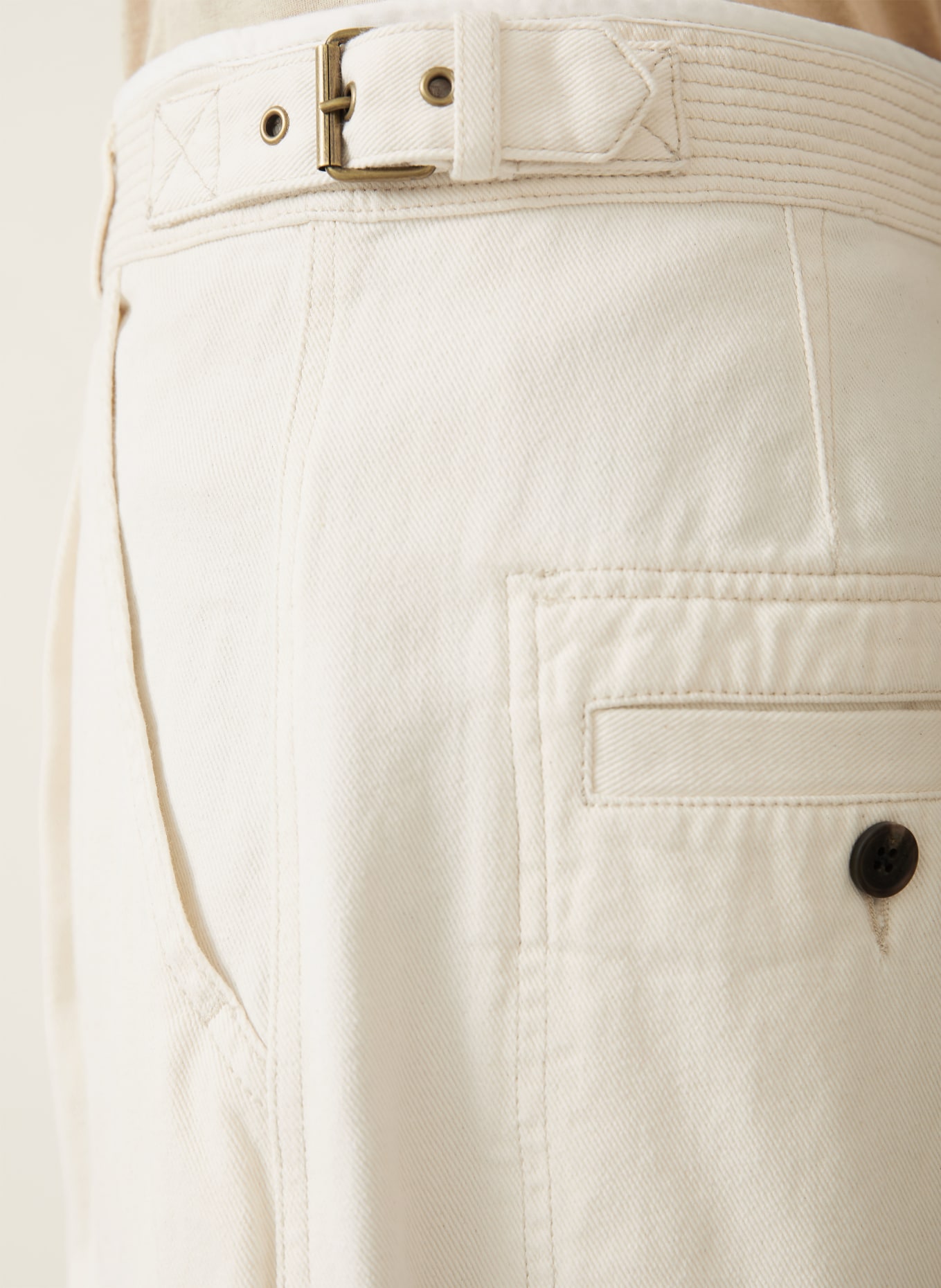 ISABEL MARANT Hose ILYAN Regular Fit: 23EC ecru