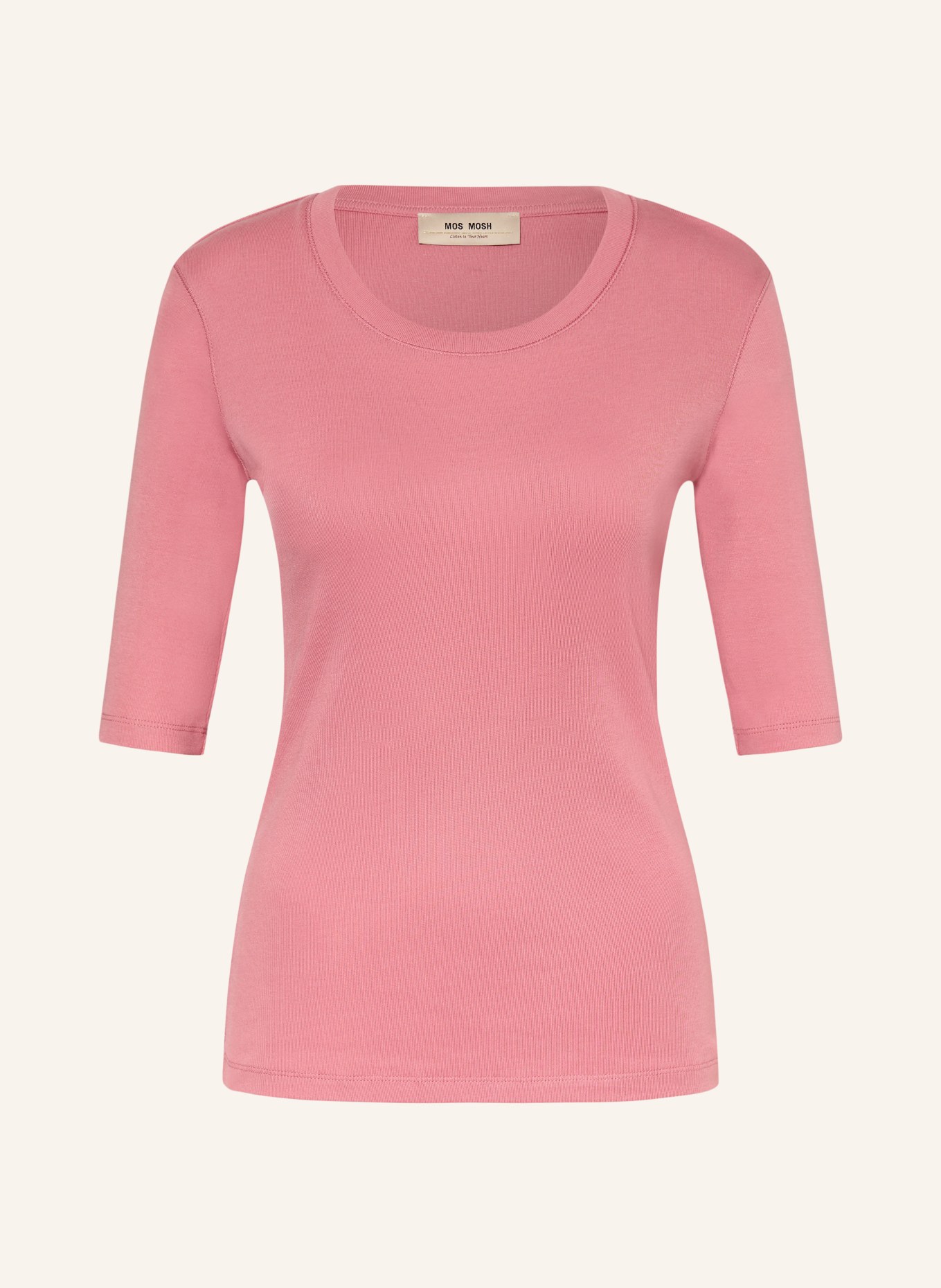 MOS MOSH Shirt MMMALI mit 3/4-Arm: ALTROSA