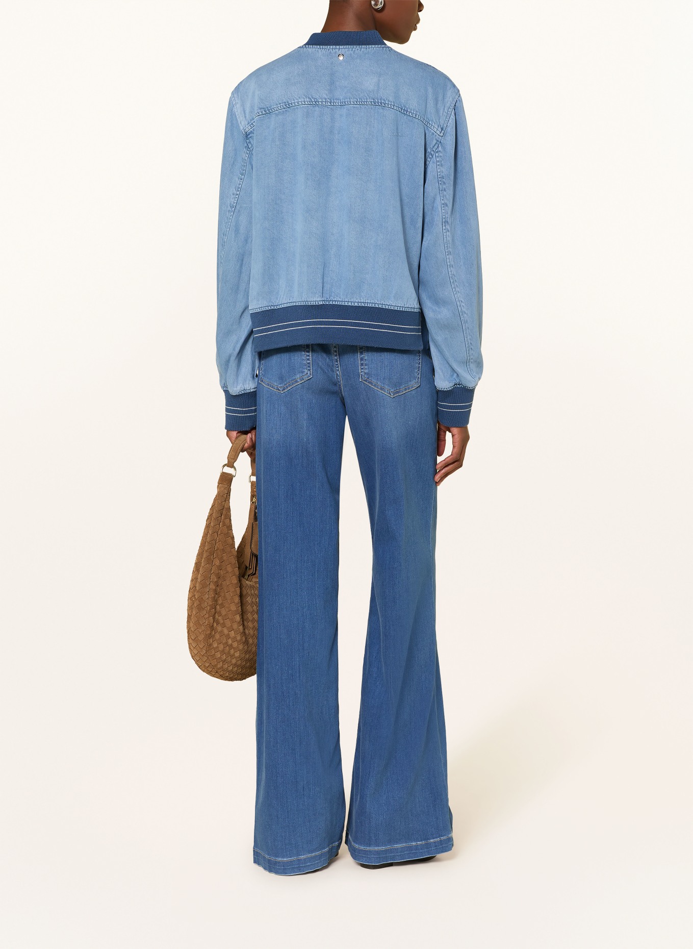 MOS MOSH Jeansblouson: HELLBLAU / BLAU