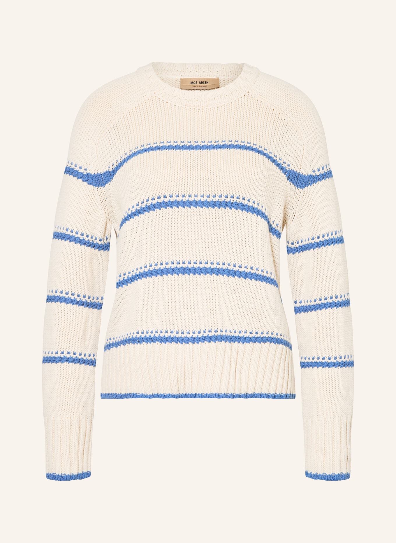 MOS MOSH Pullover MMROLA BINE: BLAU / ECRU