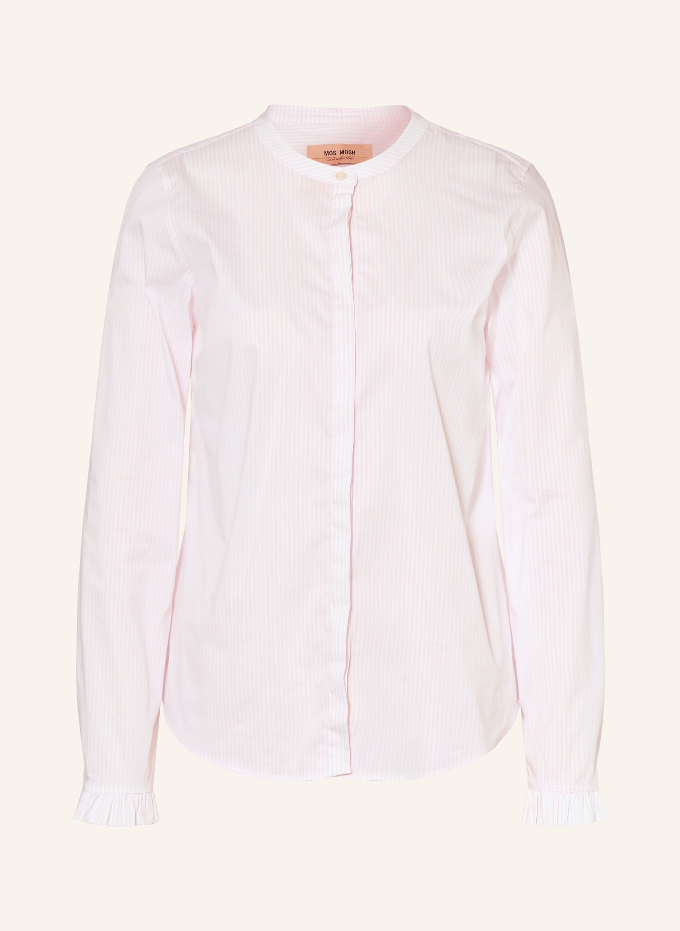 MOS MOSH Bluse MMMATTIE: WEISS / HELLROSA