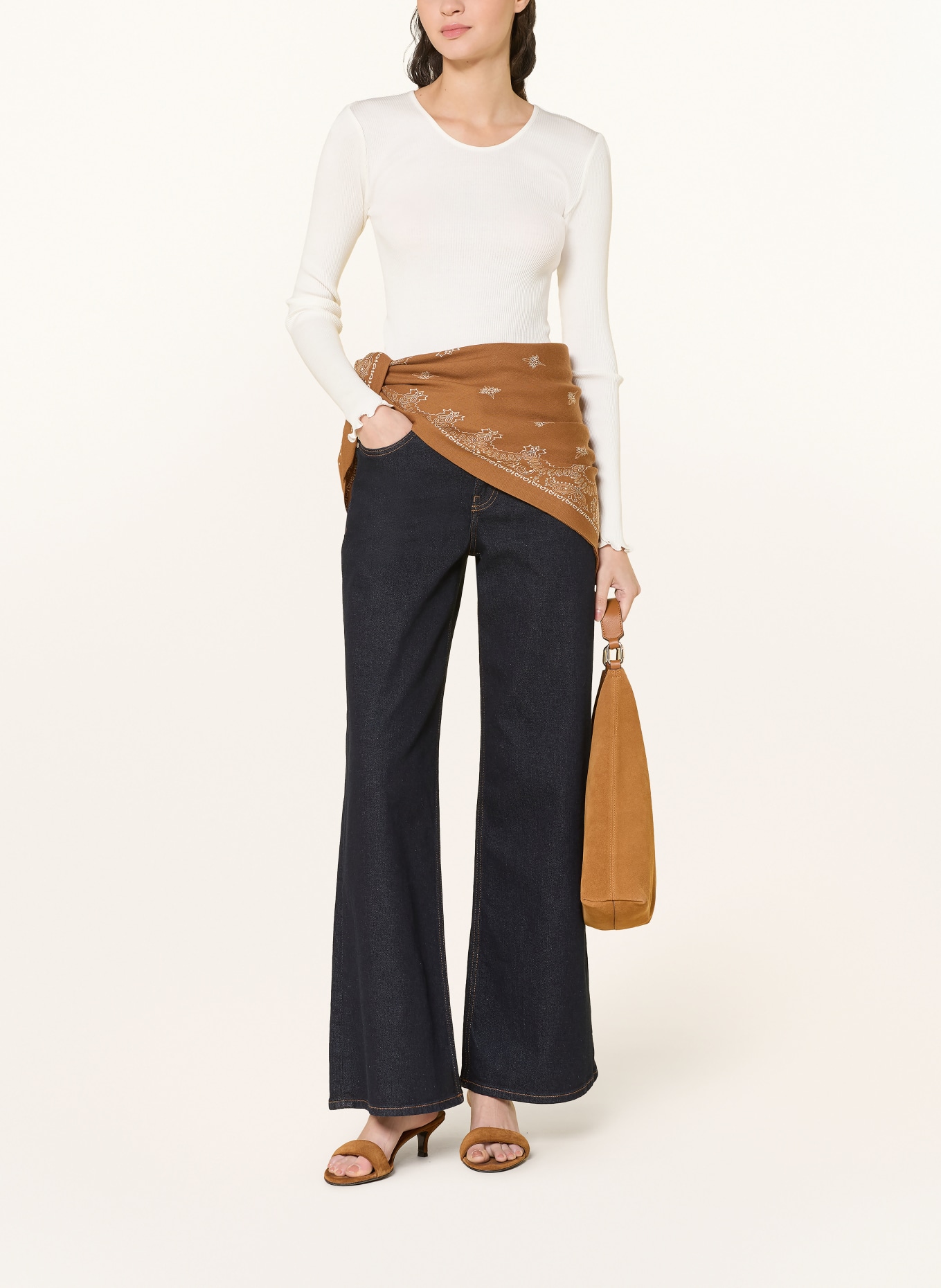 MOS MOSH Longsleeve MMELAINE: WIT