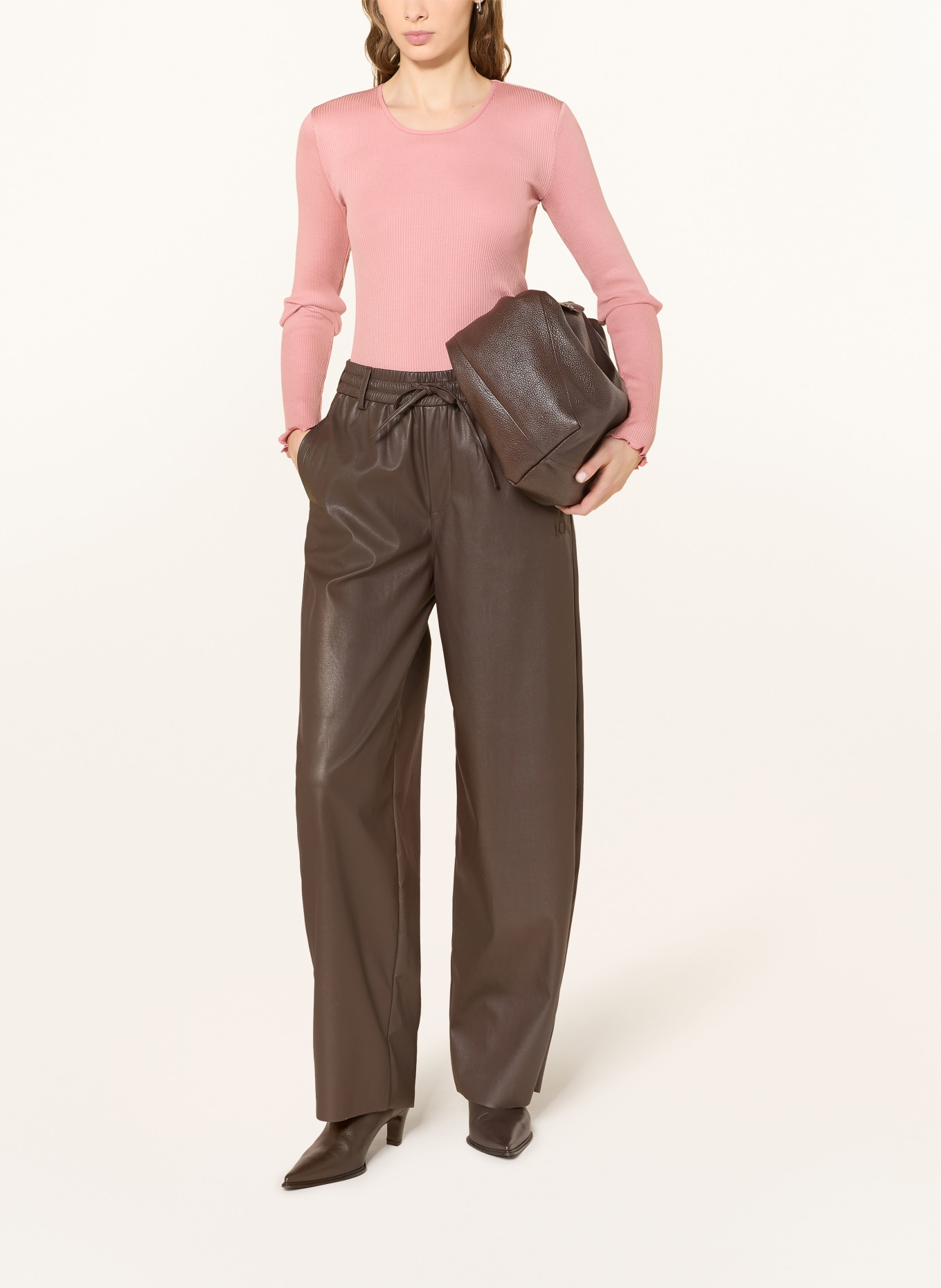 MOS MOSH Dlouhé rukávy MMELAINE: STARORŮŽOVÁ