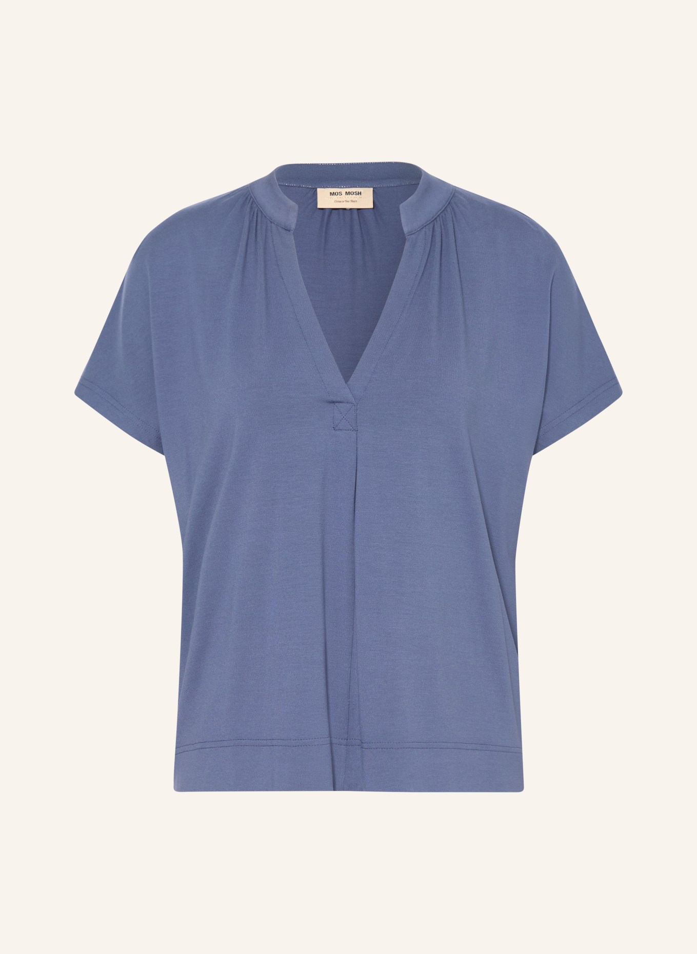 MOS MOSH Tričko MMSHIRA: TMAVĚ MODRÁ