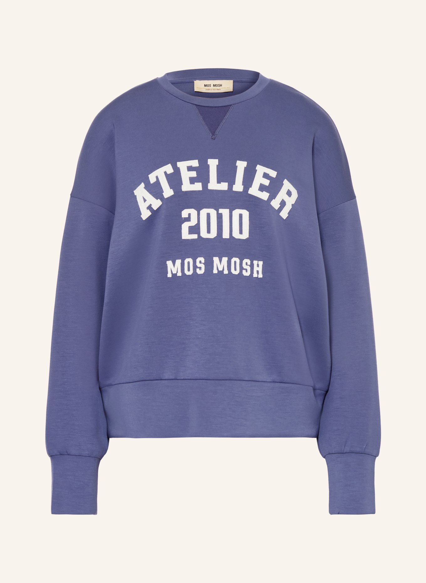 MOS MOSH Oversized mikina MMNIMA: MODRÁ