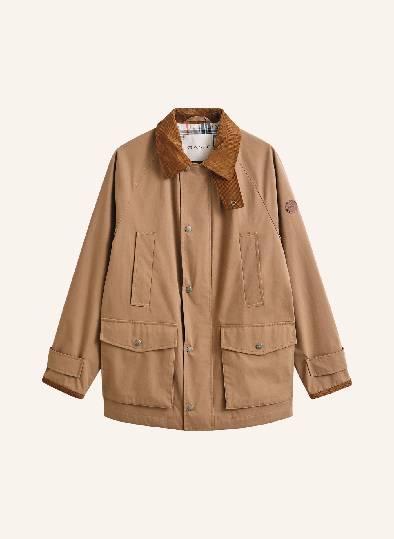 GANT Fieldjacket DECKER: HELLBRAUN / BRAUN