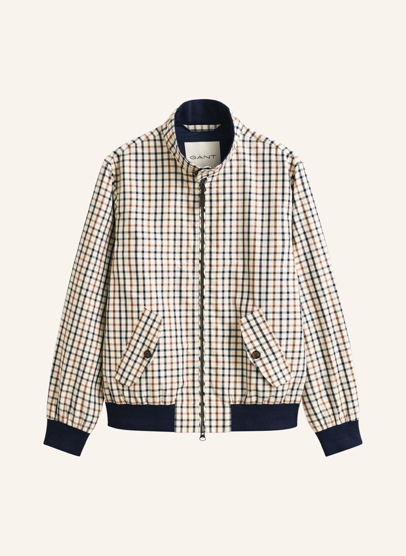 GANT blouson: BEIGE / BROWN / BLUE