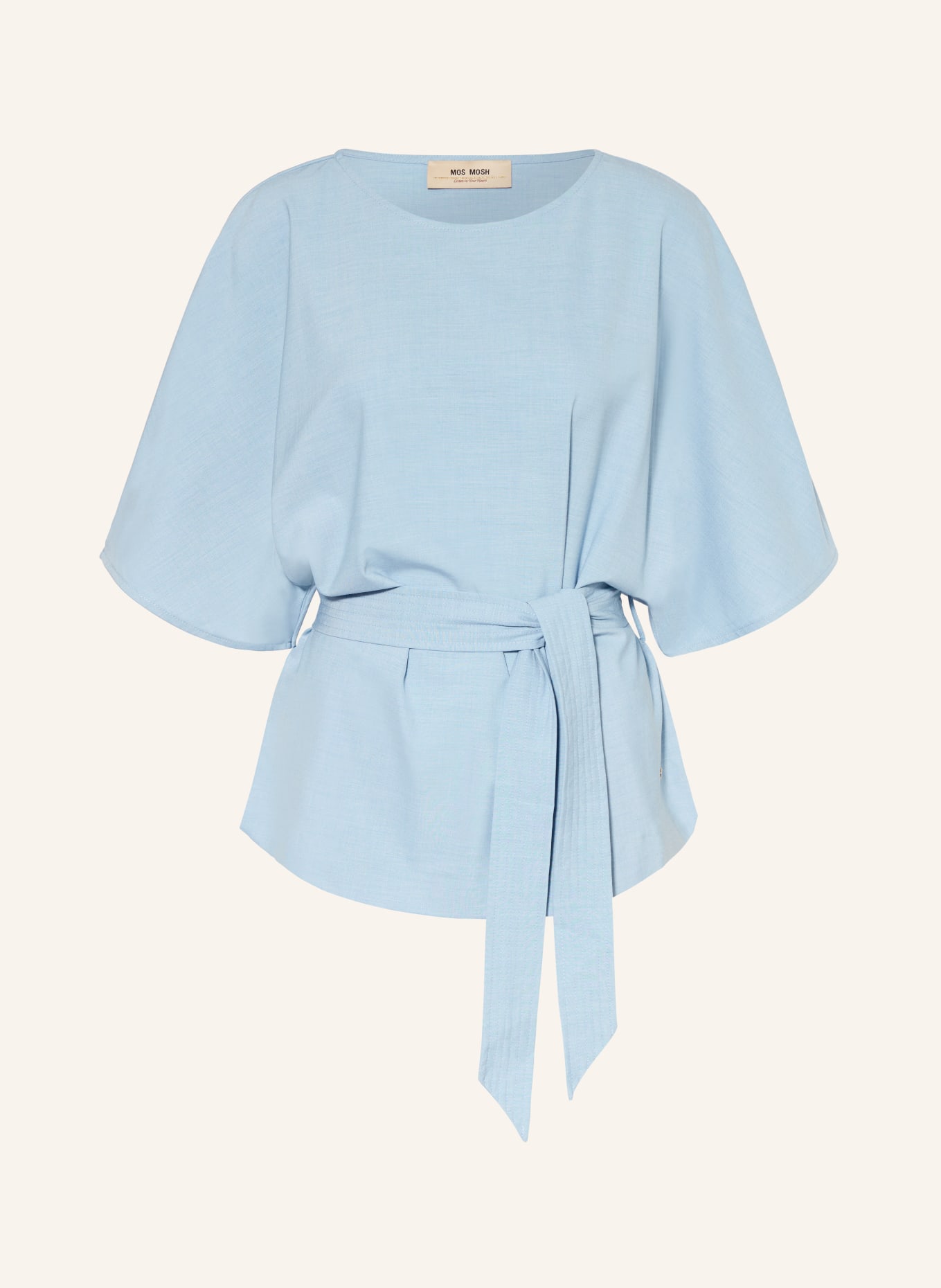 MOS MOSH Blusenshirt MMRIKAS ROY: HELLBLAU