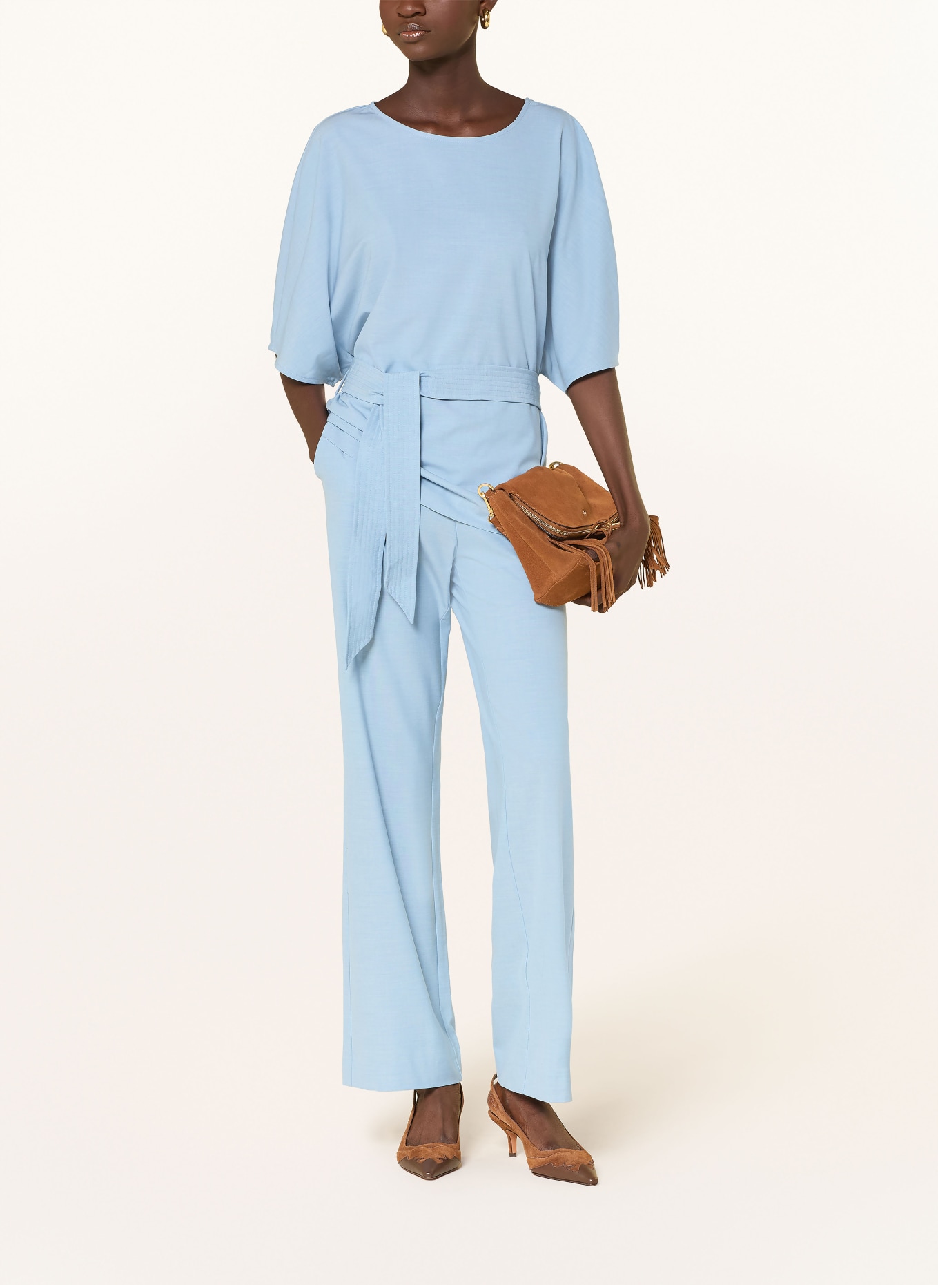 MOS MOSH Blusenshirt MMRIKAS ROY: HELLBLAU