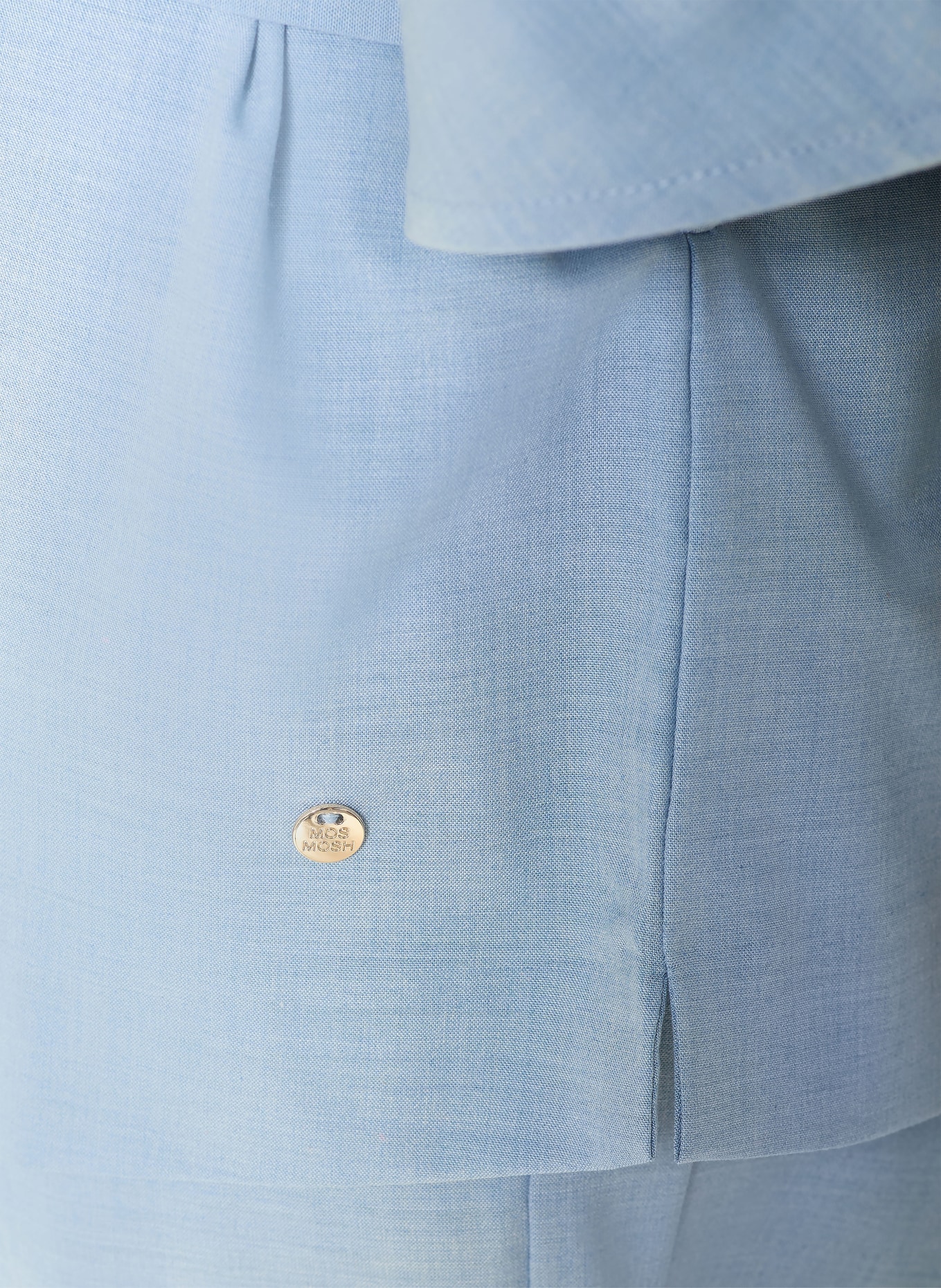 MOS MOSH Blusenshirt MMRIKAS ROY: HELLBLAU