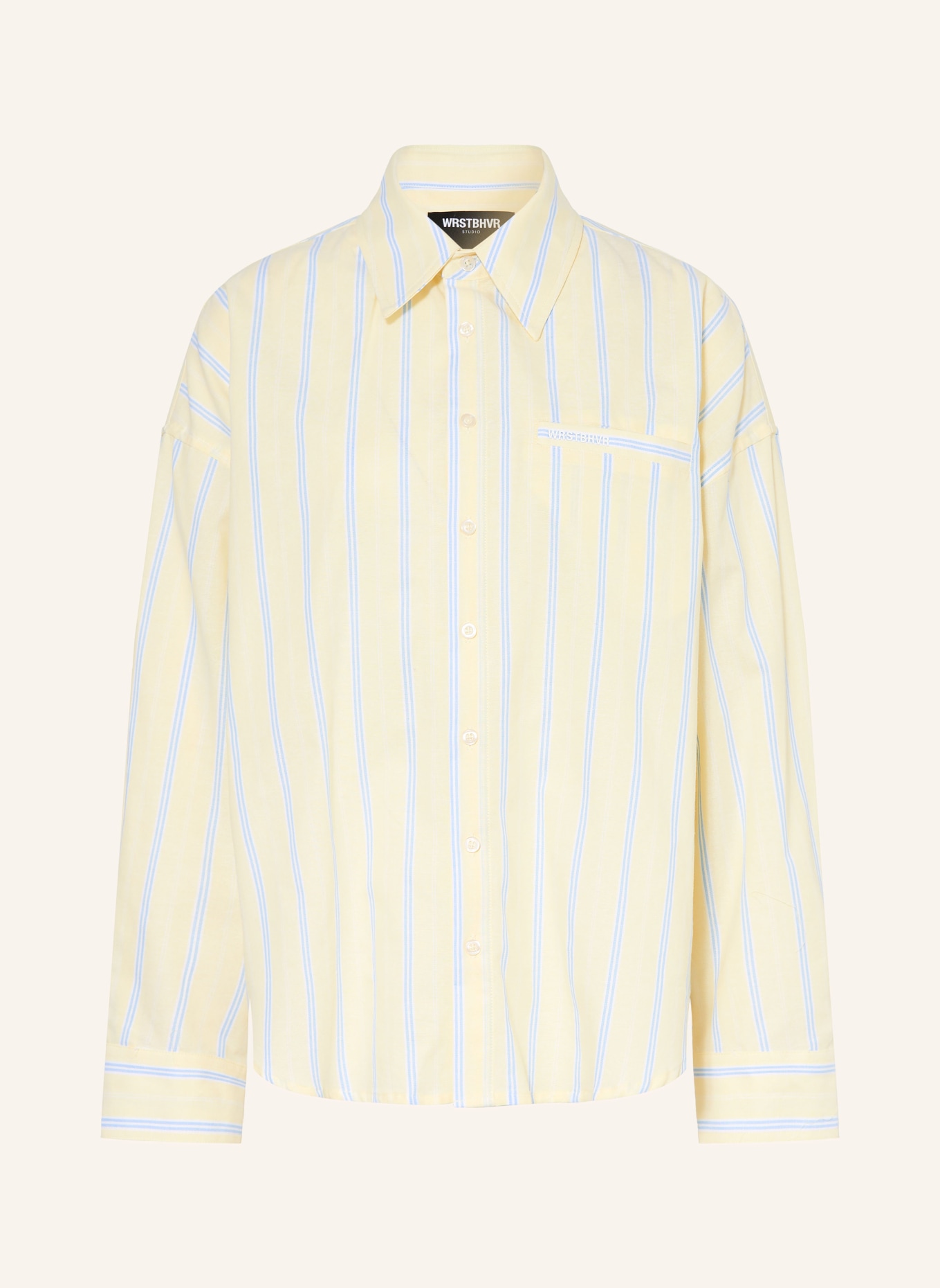 WRSTBHVR Košile LEVI: TMAVĚ ŽLUTÁ / TMAVĚ MODRÁ