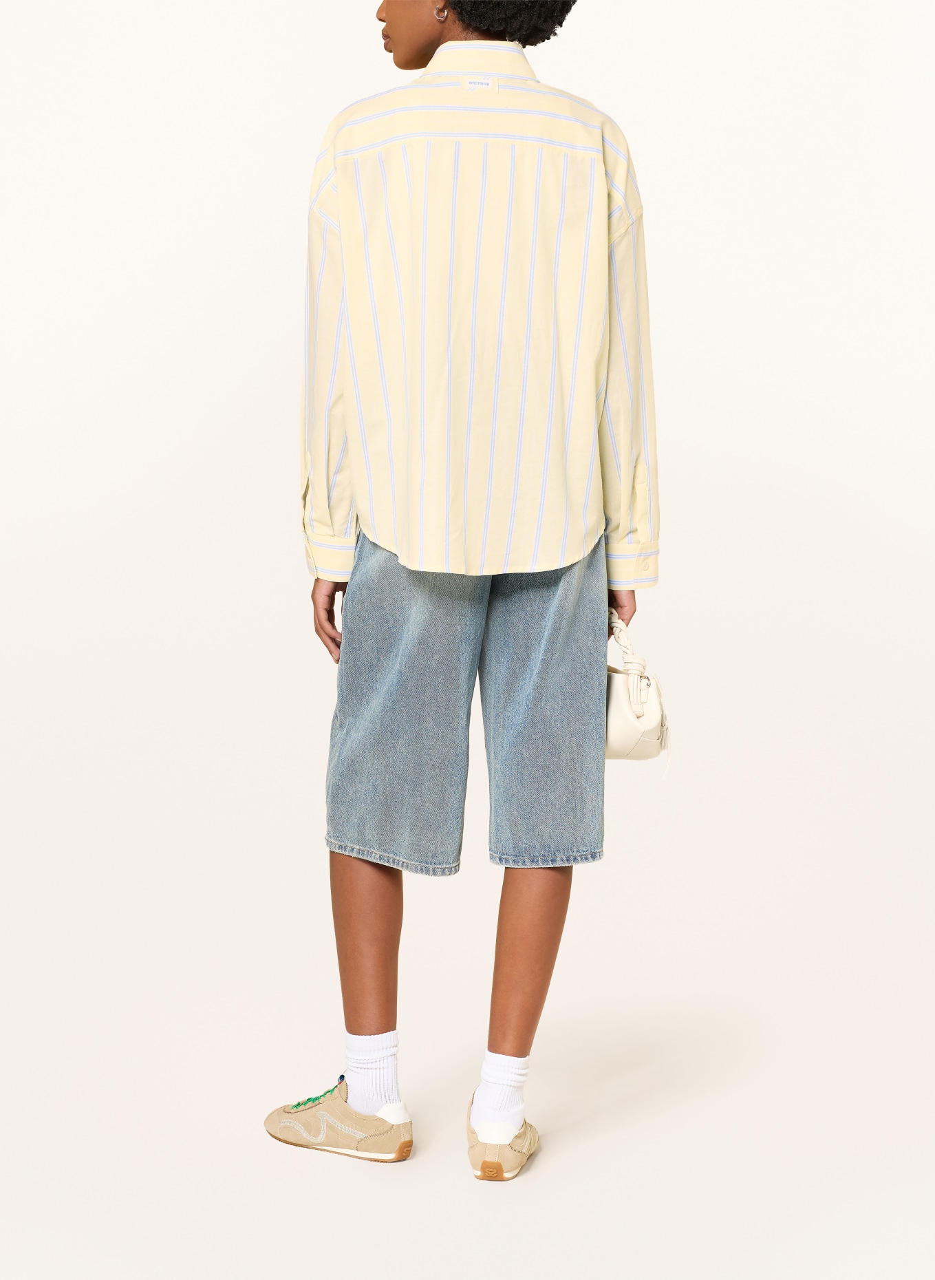 WRSTBHVR Košile LEVI: TMAVĚ ŽLUTÁ / TMAVĚ MODRÁ