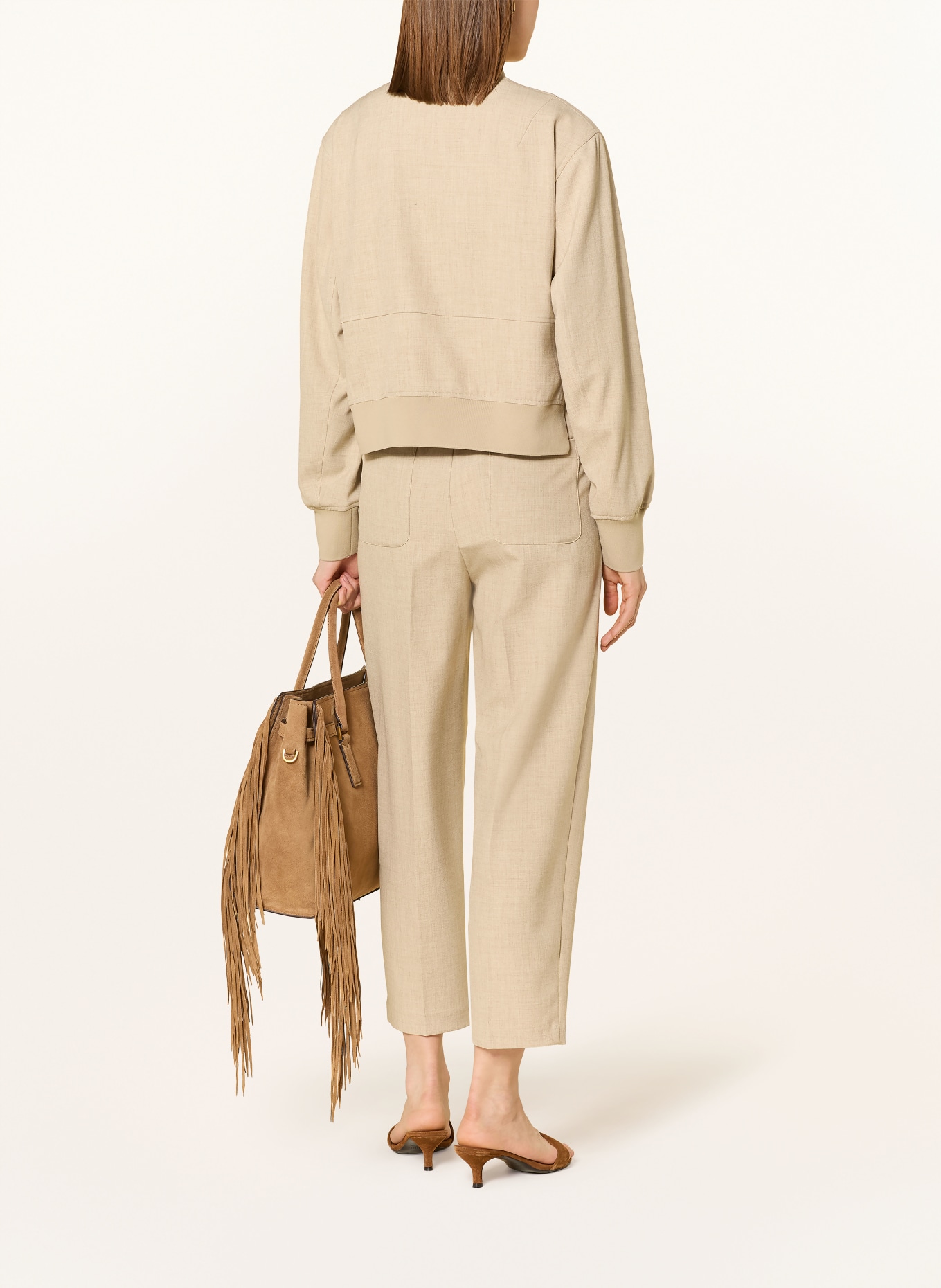 MOS MOSH Bunda MMCATE FLAIR: SVĚTLE HNĚDÁ