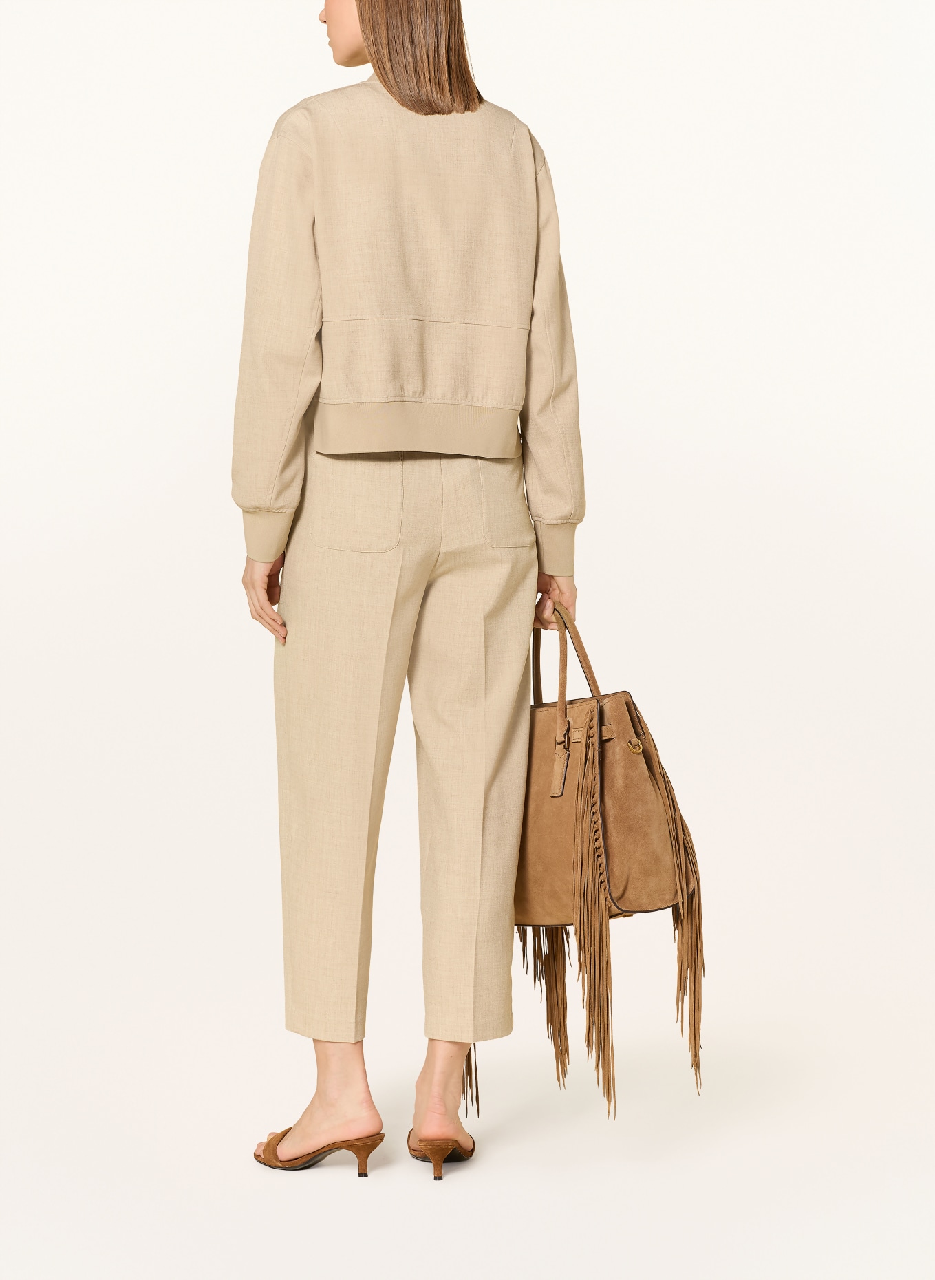 MOS MOSH 7/8 kalhoty MMLEYSA FLAIR: SVĚTLE HNĚDÁ