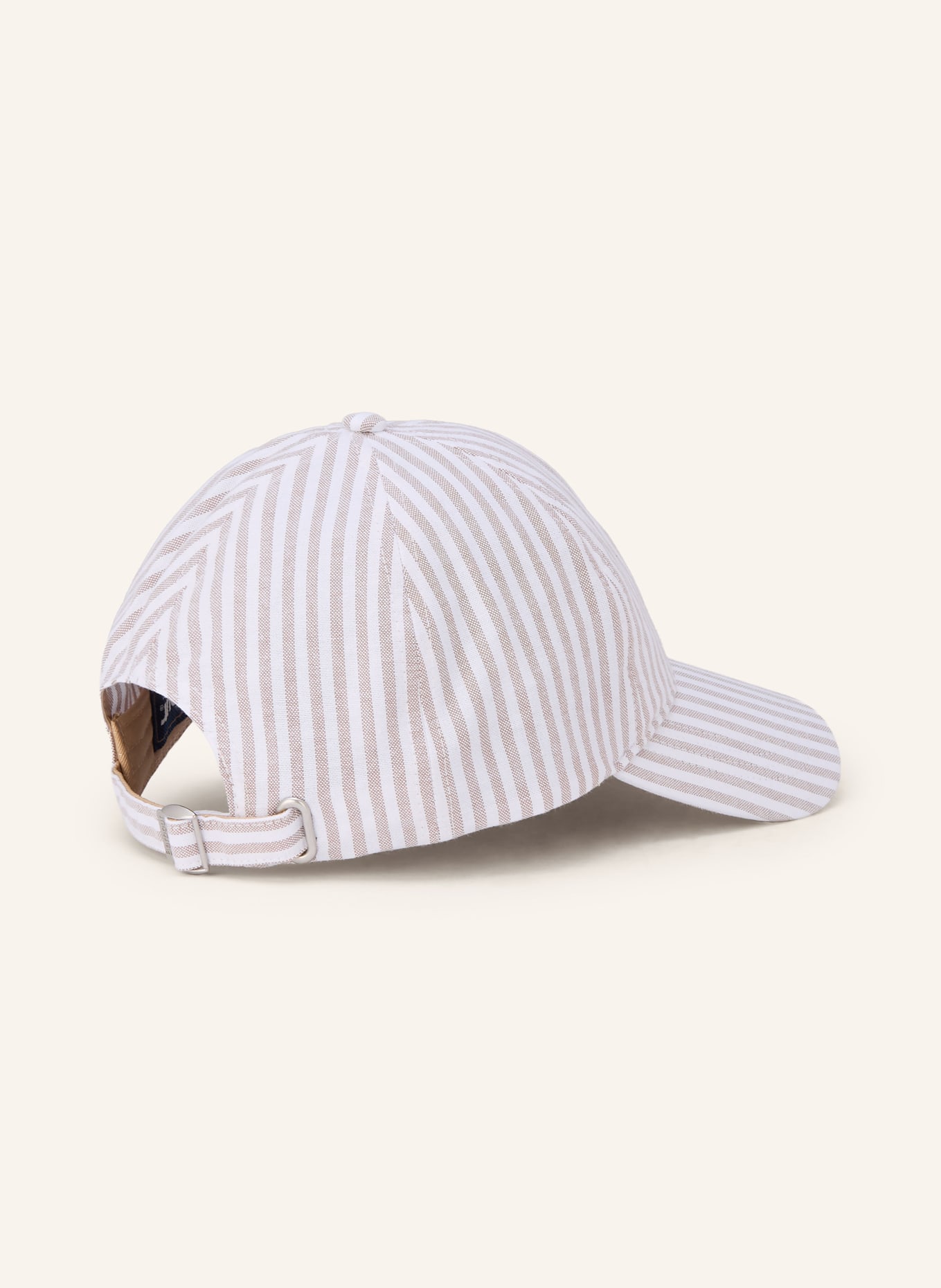 Barbour Cap CRESSWELL: WEISS / BEIGE