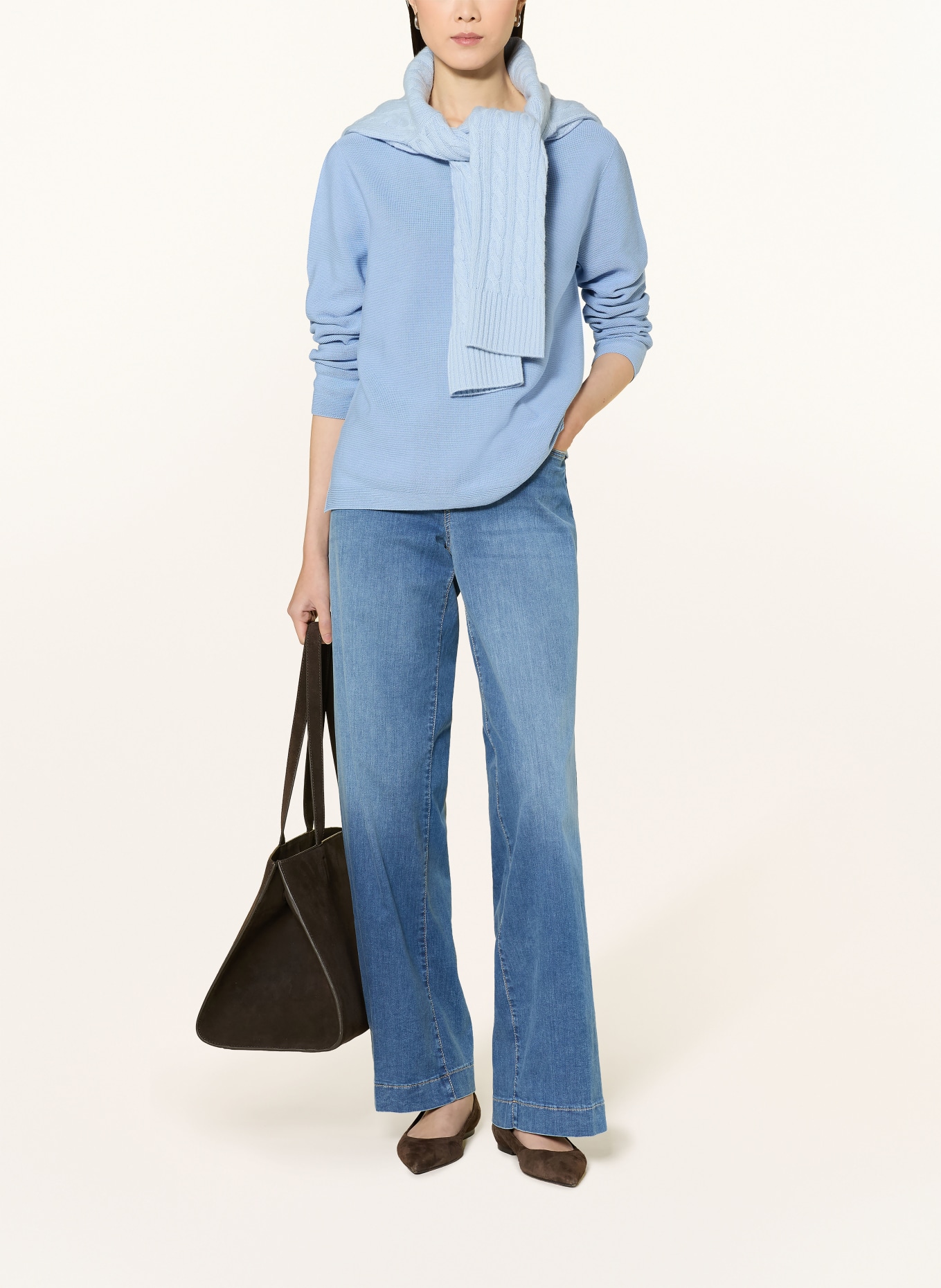 MAERZ MUENCHEN sweter: JASNONIEBIESKI