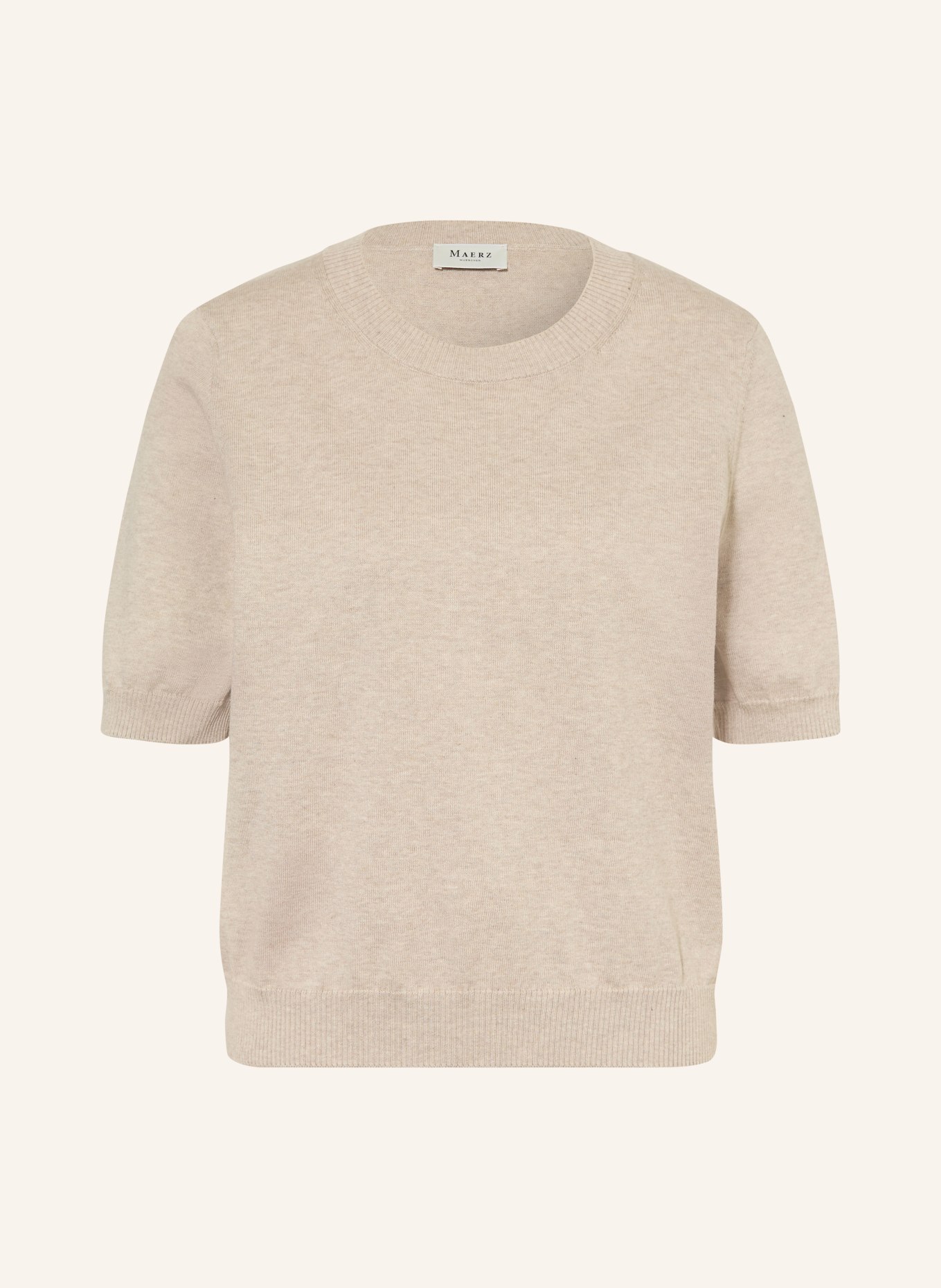 MAERZ MUENCHEN knit shirt: TAUPE