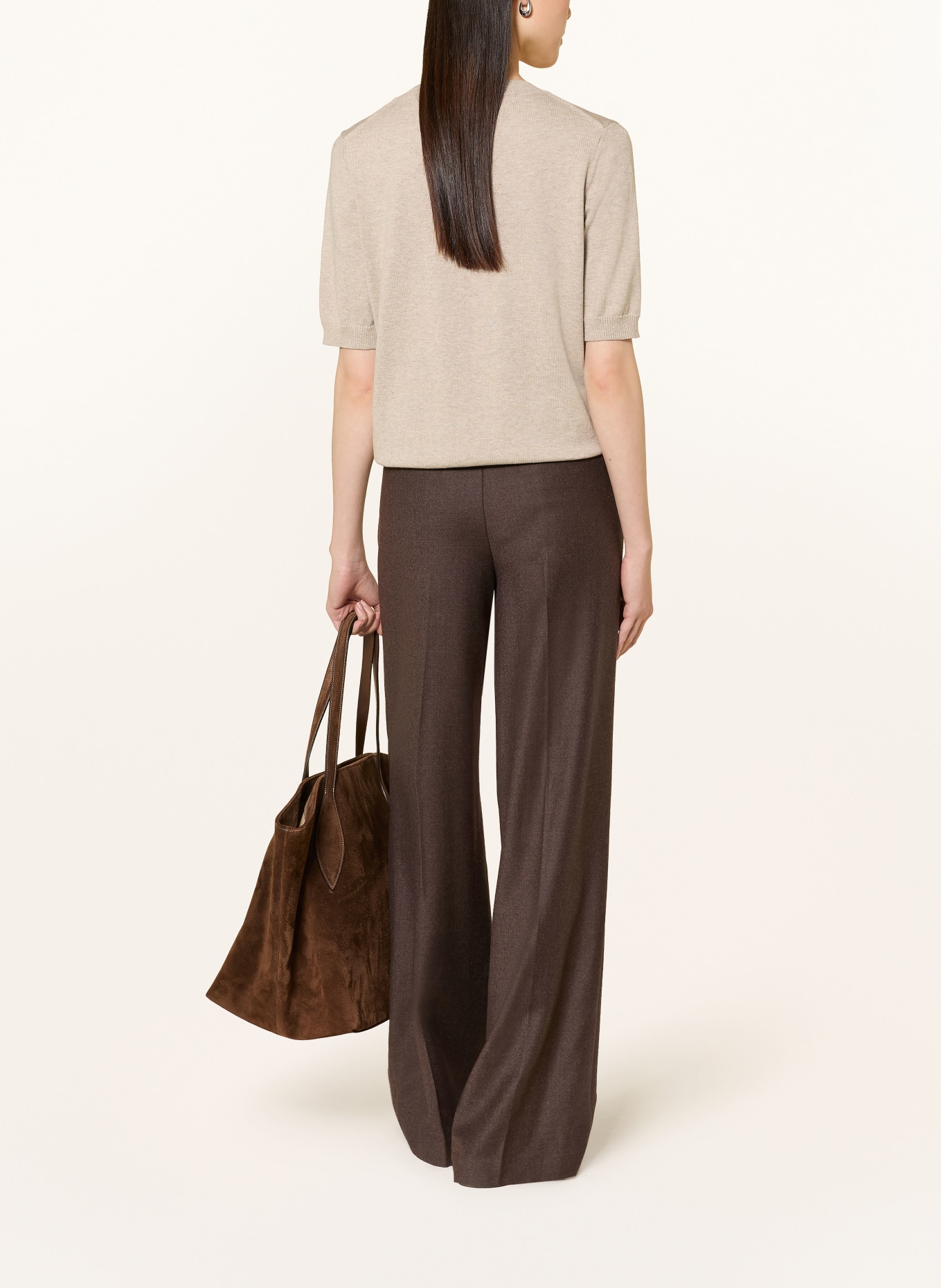 MAERZ MUENCHEN knit shirt: TAUPE