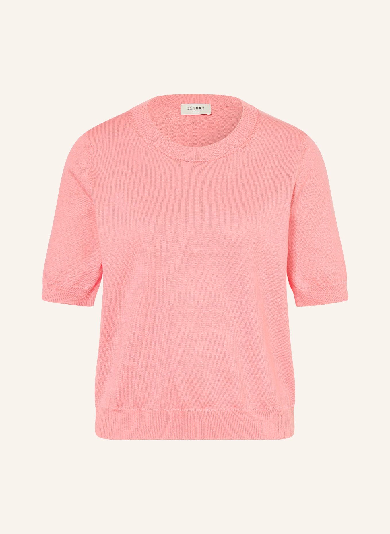 MAERZ MUENCHEN pletené tričko: RŮŽOVÁ