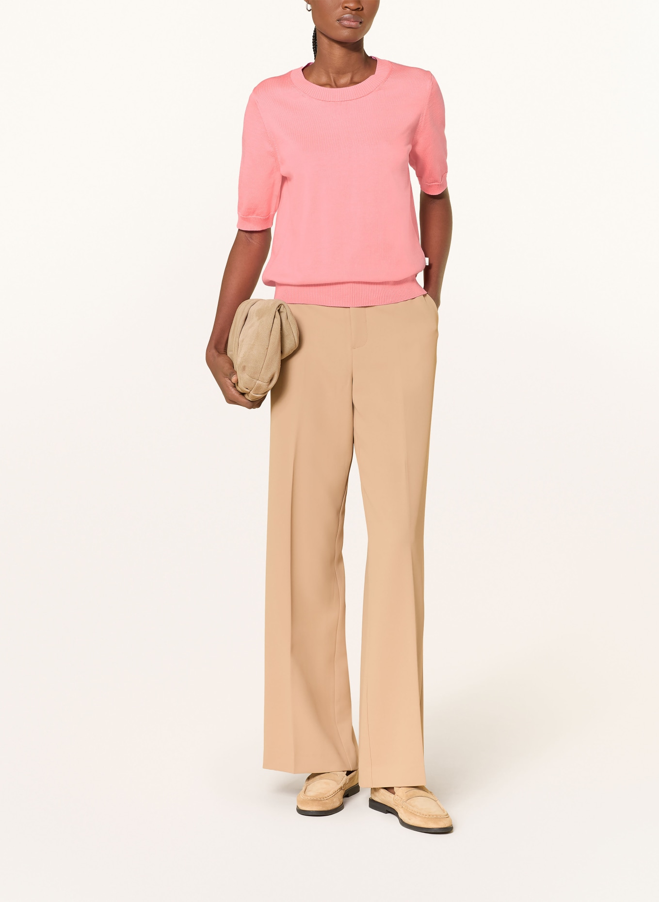 MAERZ MUENCHEN pletené tričko: RŮŽOVÁ