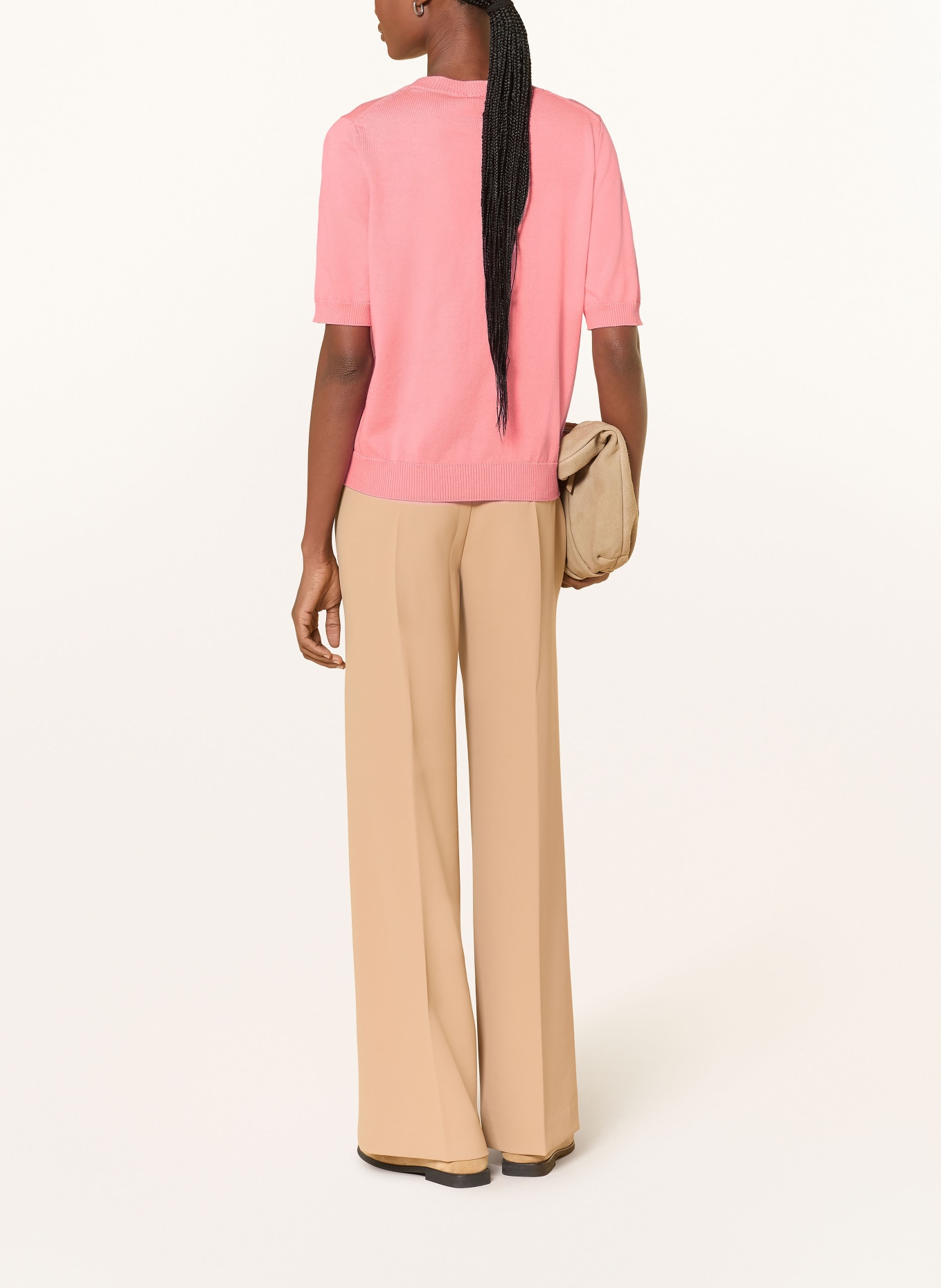 MAERZ MUENCHEN pletené tričko: RŮŽOVÁ