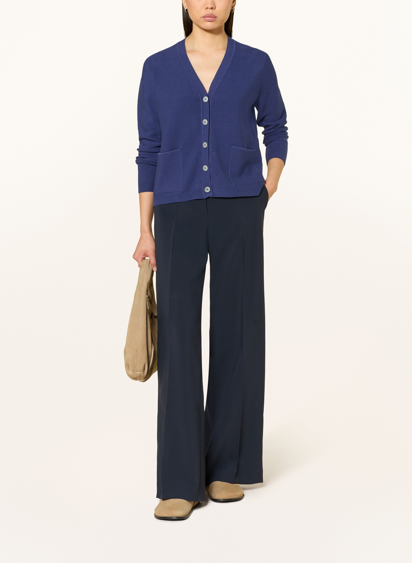 MAERZ MUENCHEN svetr: TMAVĚ MODRÁ