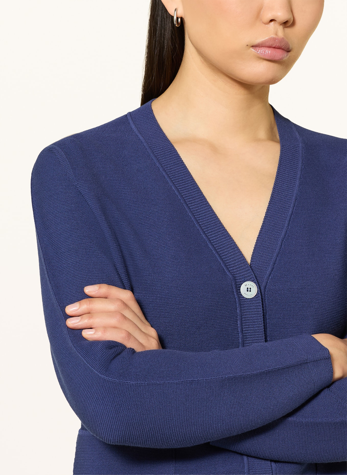 MAERZ MUENCHEN svetr: TMAVĚ MODRÁ