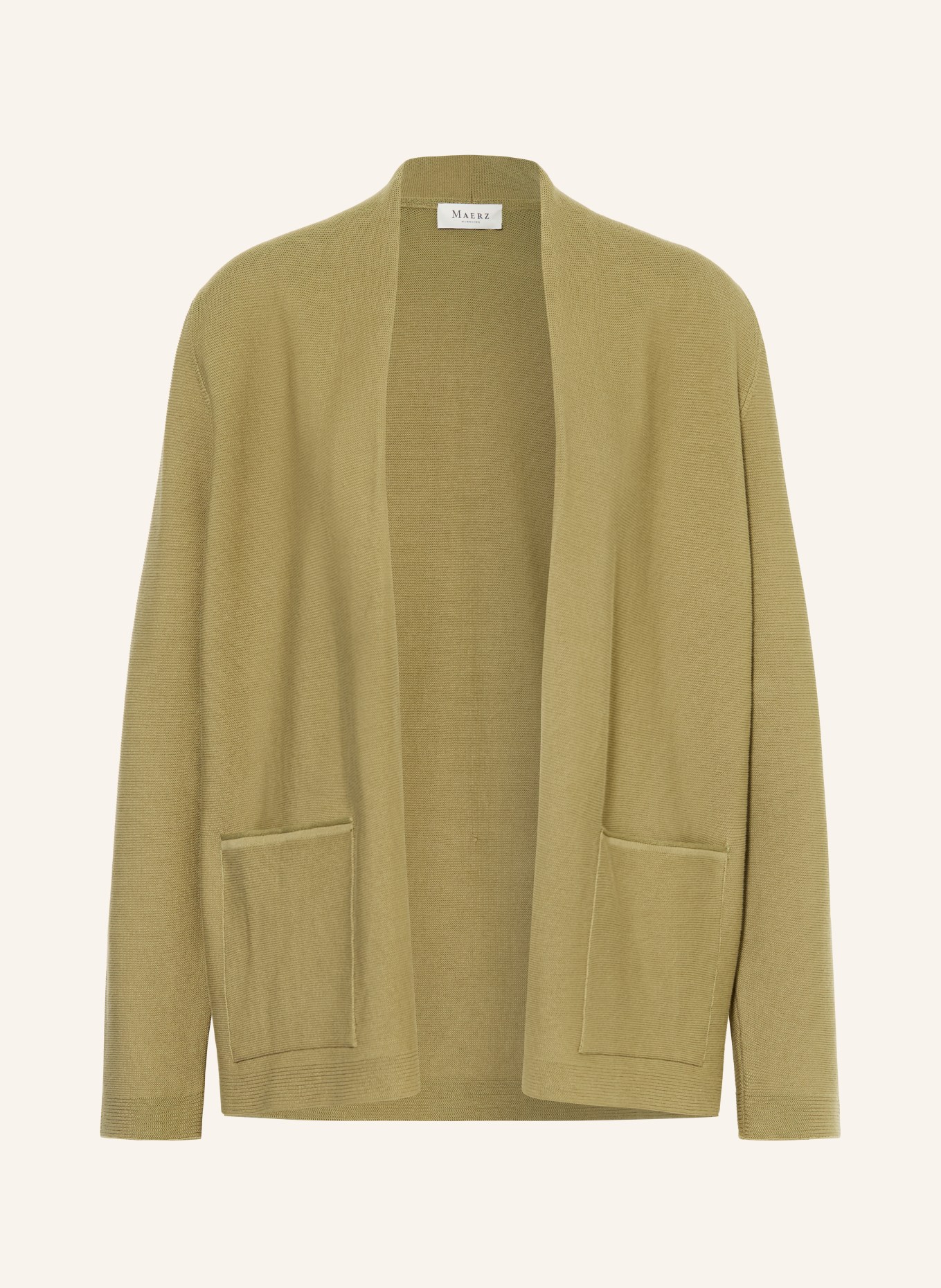 MAERZ MUENCHEN pletený obal: OLIVOVÁ