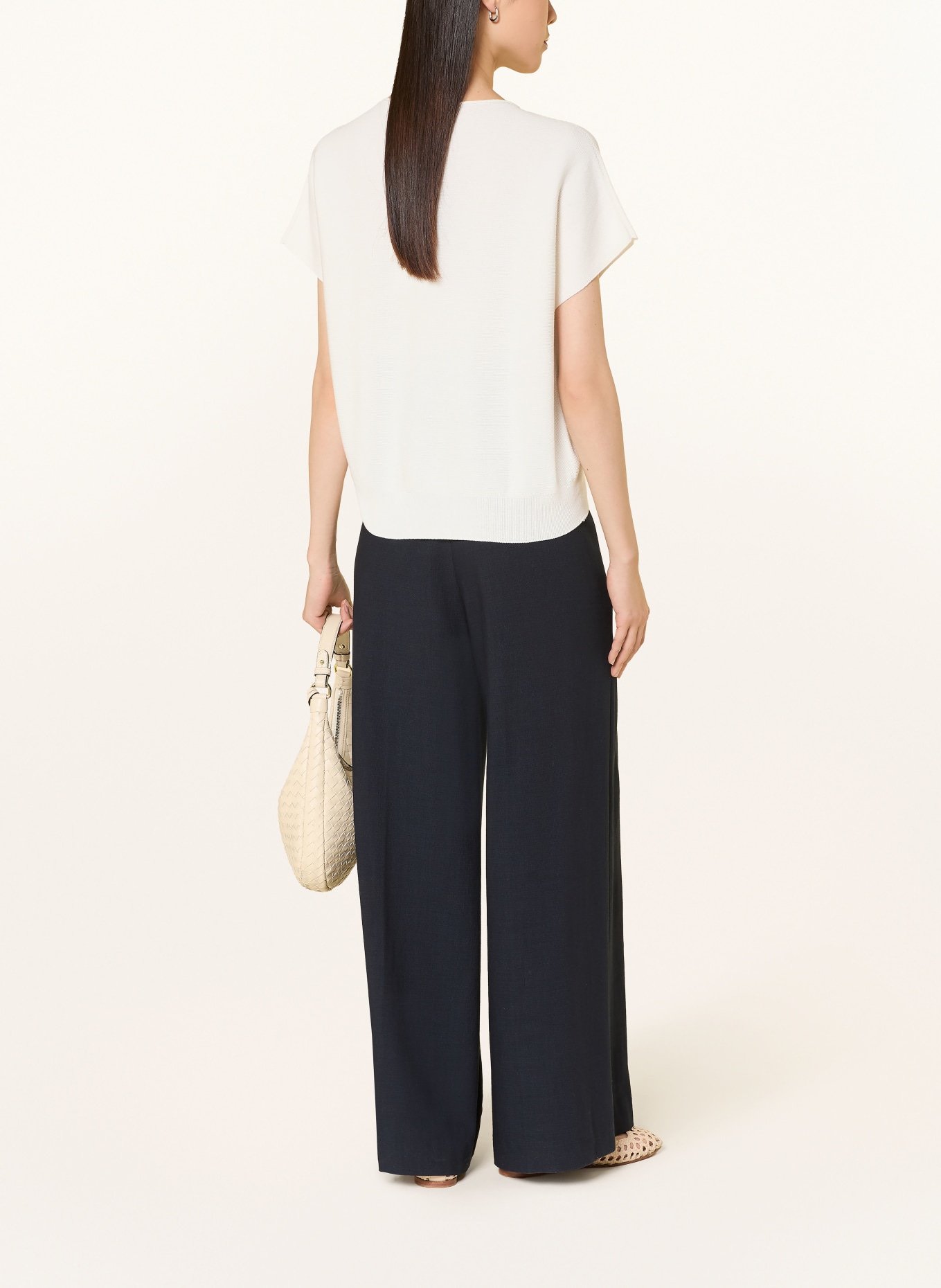 MAERZ MUENCHEN koszulka z dzianiny: BIAŁY