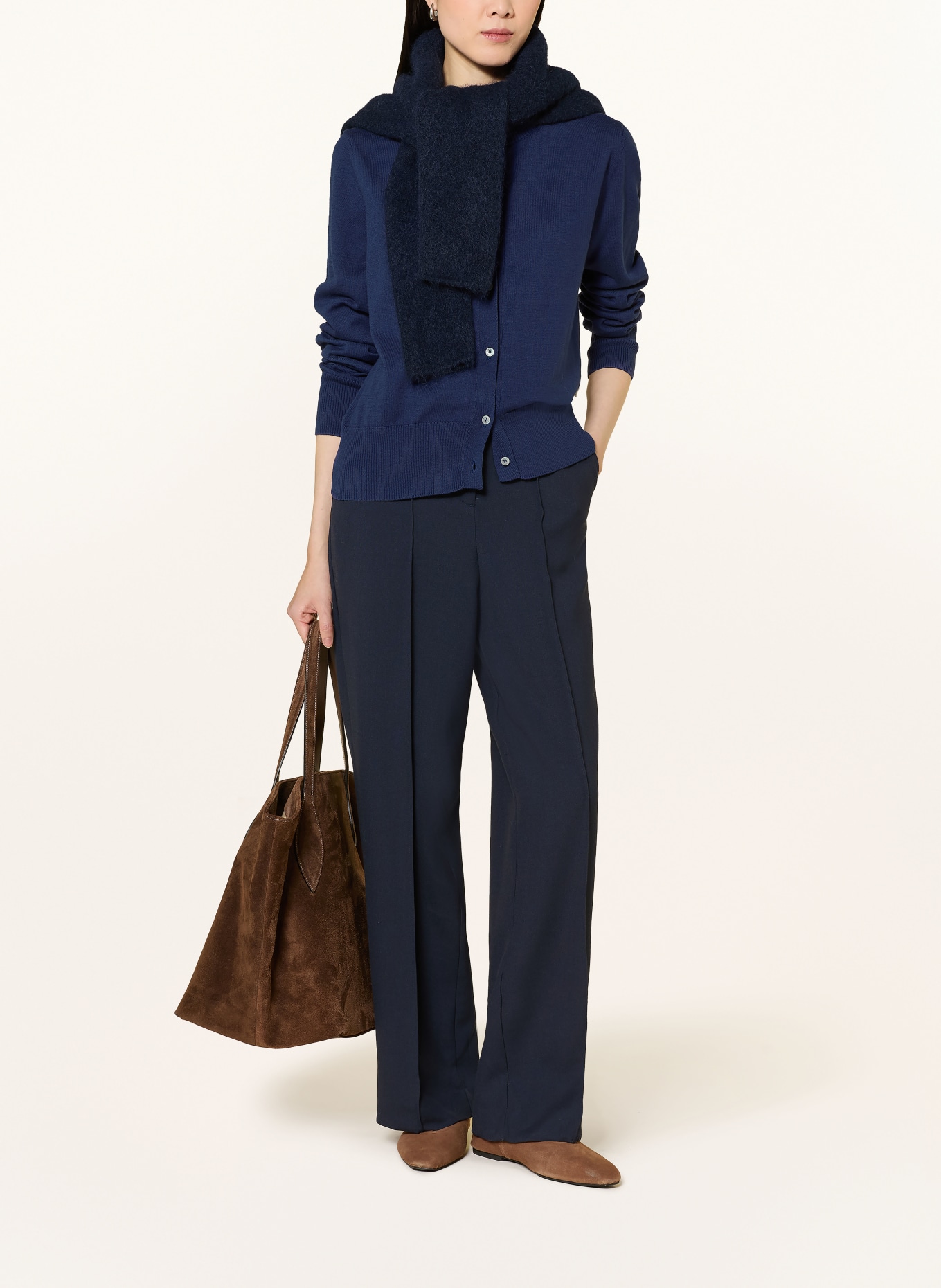 MAERZ MUENCHEN kardigan: GRANATOWY