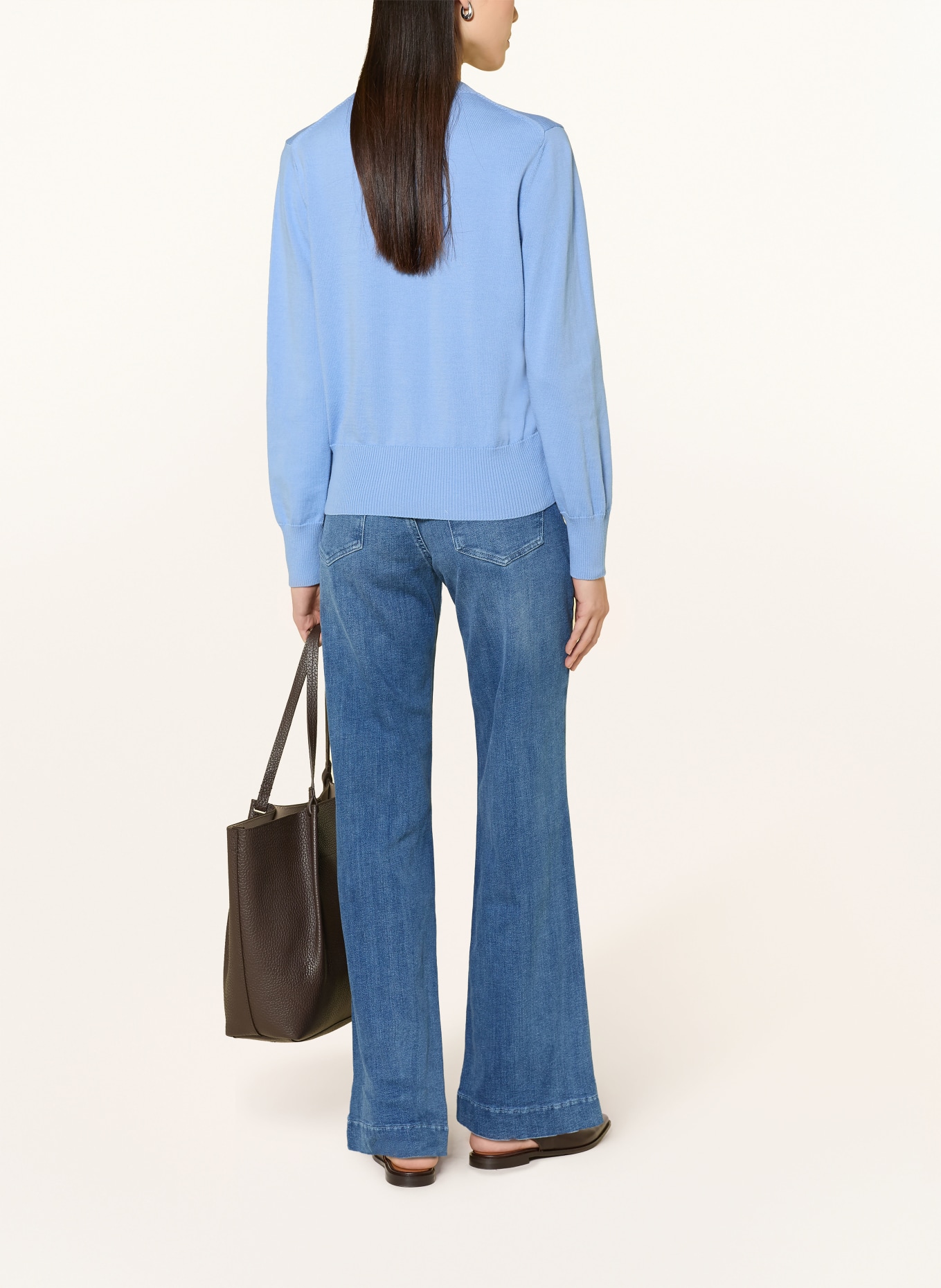 MAERZ MUENCHEN Strickjacke: HELLBLAU