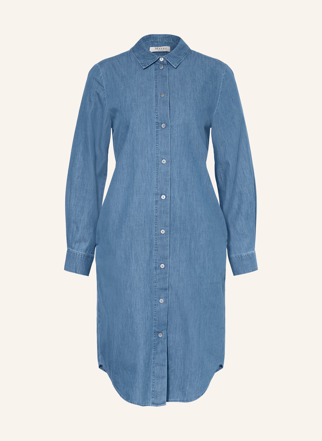 MAERZ MUENCHEN Sukienka koszulowa w stylu jeansowym: NIEBIESKI