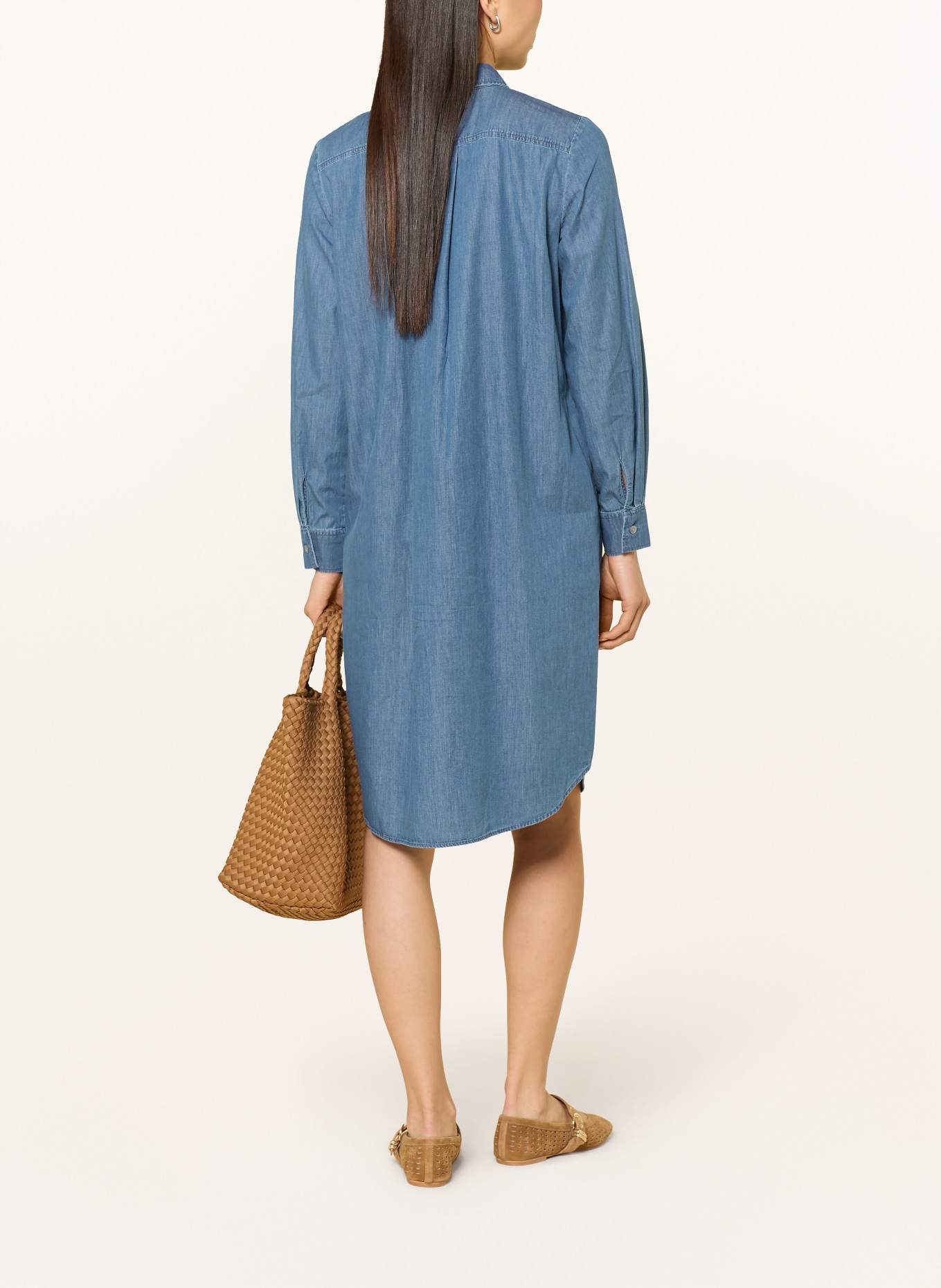 MAERZ MUENCHEN Sukienka koszulowa w stylu jeansowym: NIEBIESKI