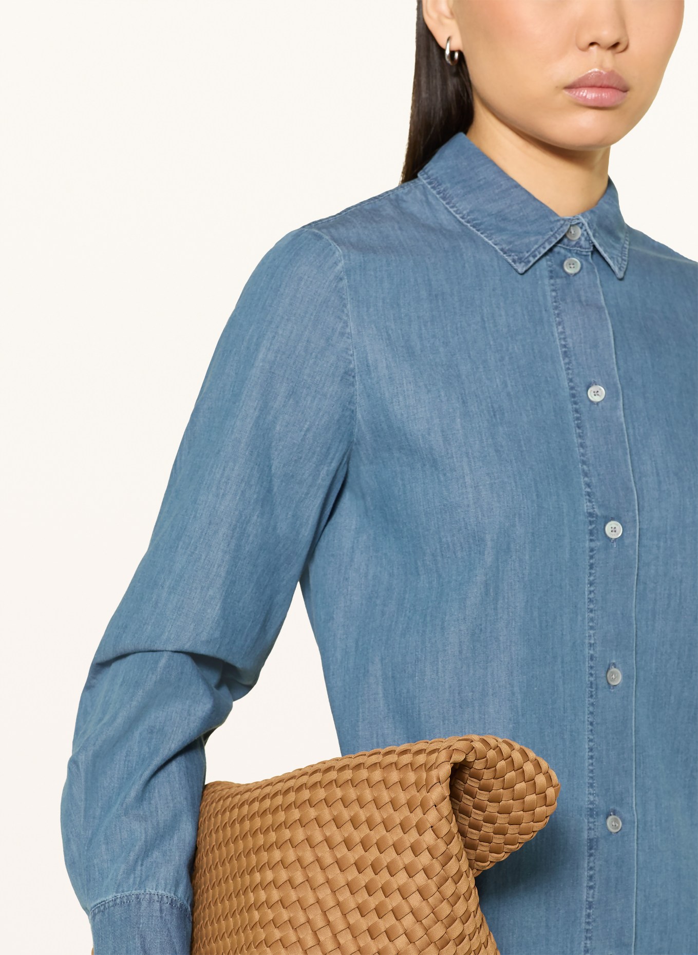 MAERZ MUENCHEN Sukienka koszulowa w stylu jeansowym: NIEBIESKI