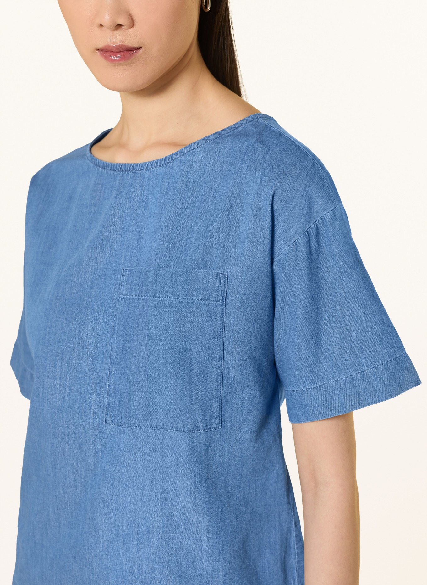 MAERZ MUENCHEN Blůza v džínovém stylu: MODRÁ