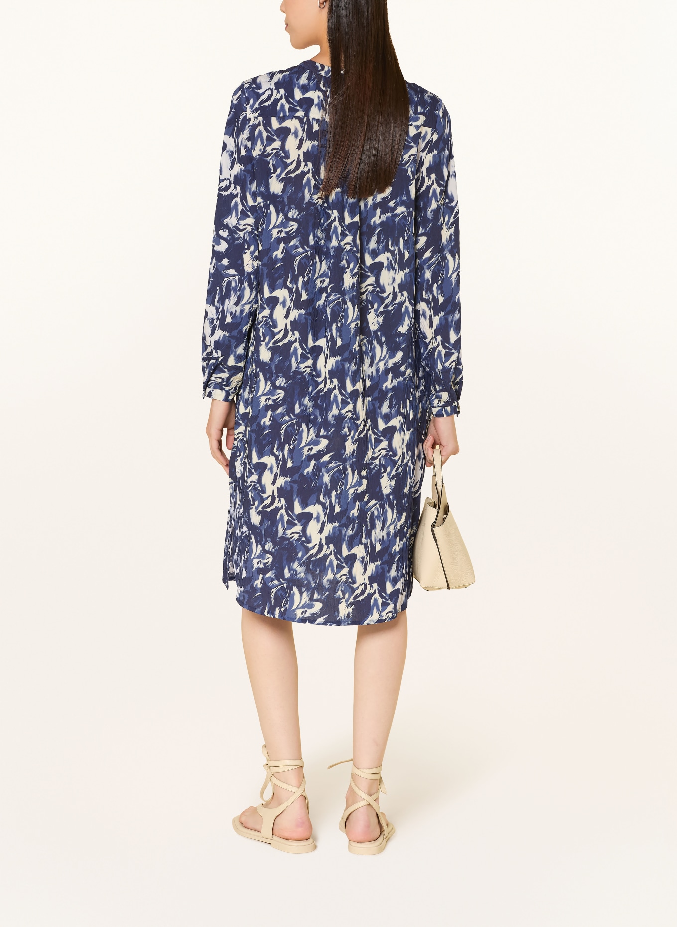 MAERZ MUENCHEN šaty: MODRÁ / KRÉMOVÁ