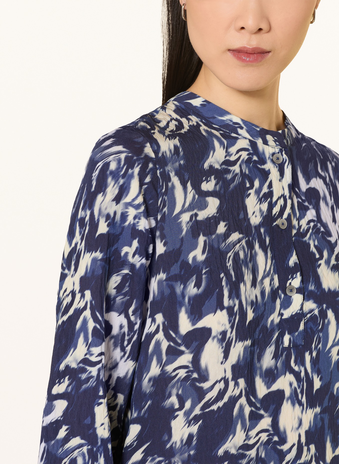 MAERZ MUENCHEN šaty: MODRÁ / KRÉMOVÁ