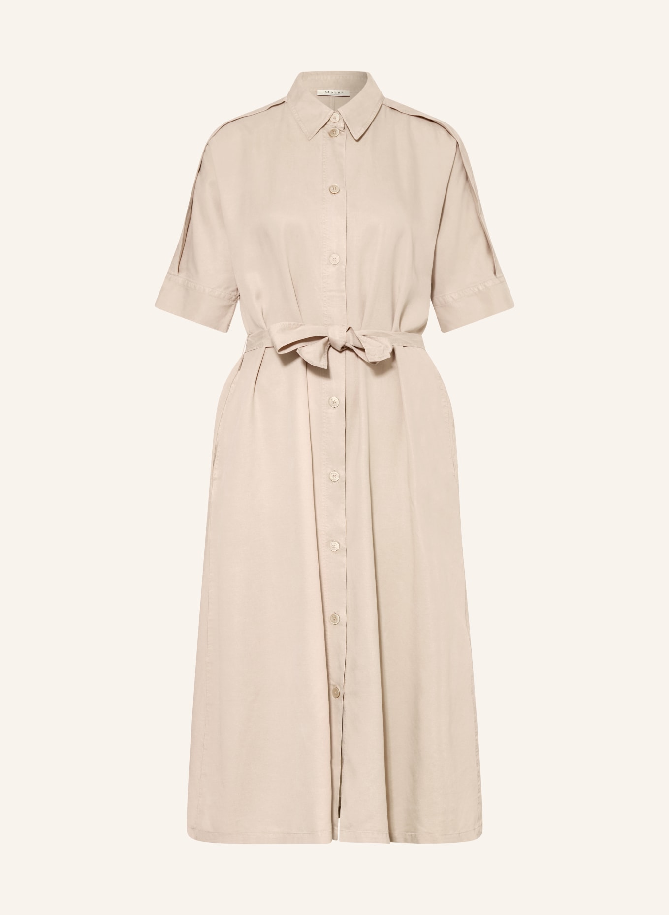 MAERZ MUENCHEN Hemdblusenkleid: HELLGRAU