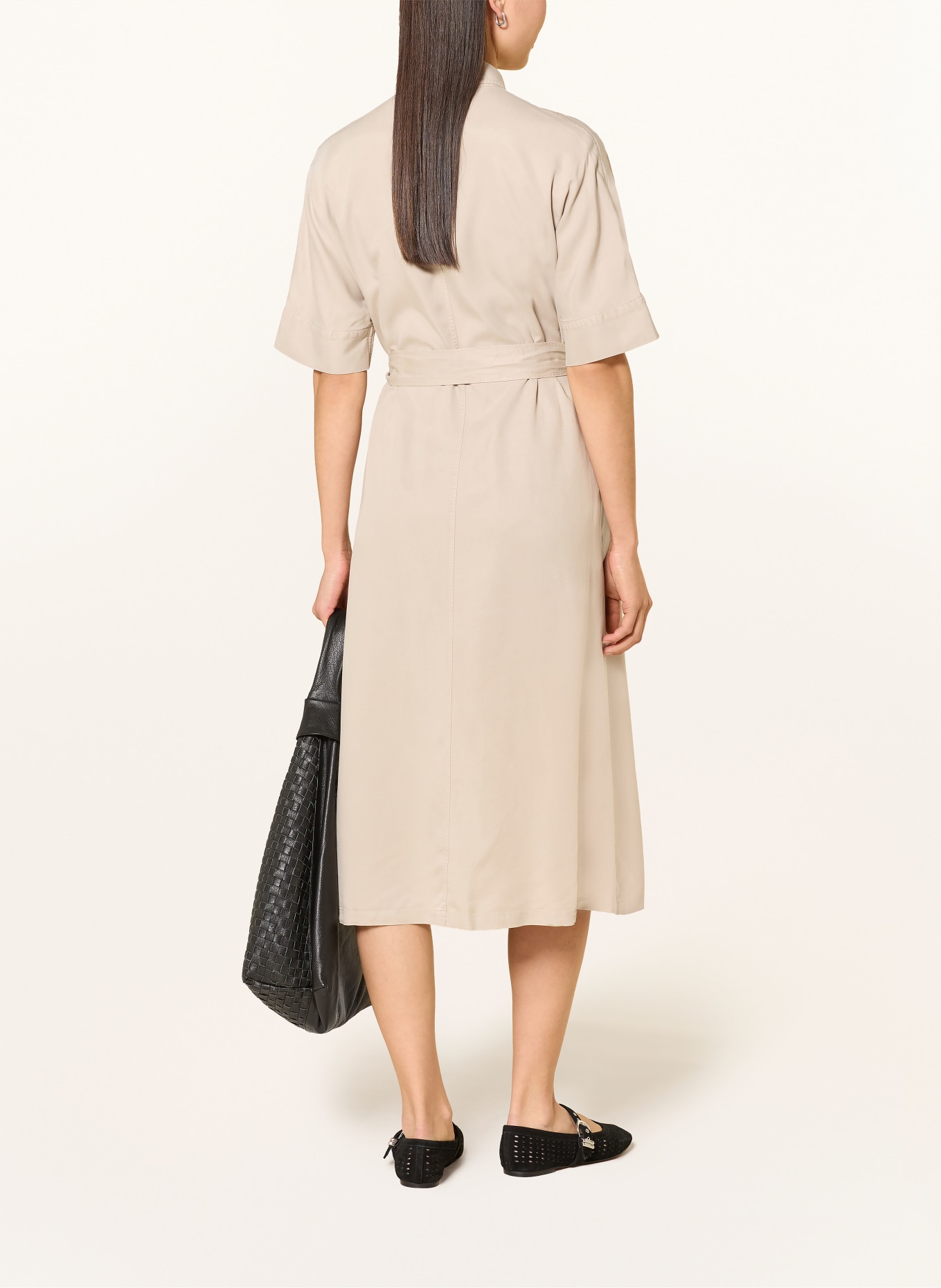 MAERZ MUENCHEN Hemdblusenkleid: HELLGRAU