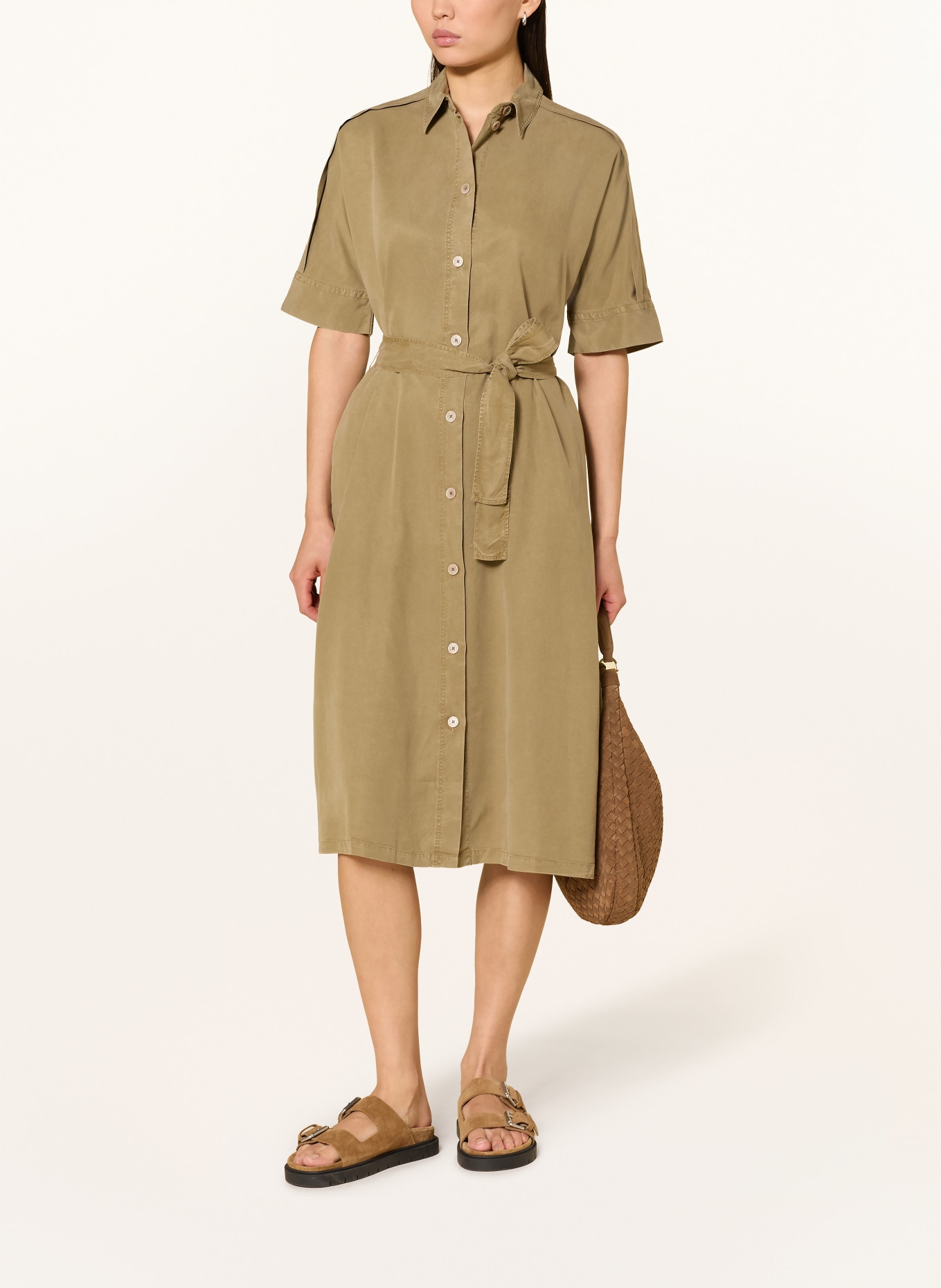 MAERZ MUENCHEN Hemdblusenkleid: OLIV
