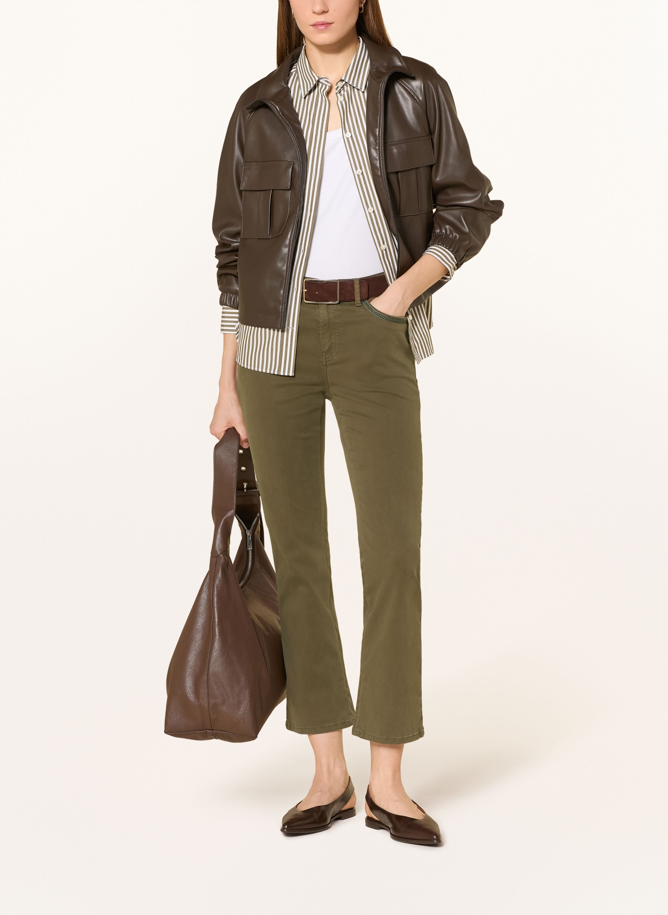 MOS MOSH MMASHLEY SATI pants: OLIVE